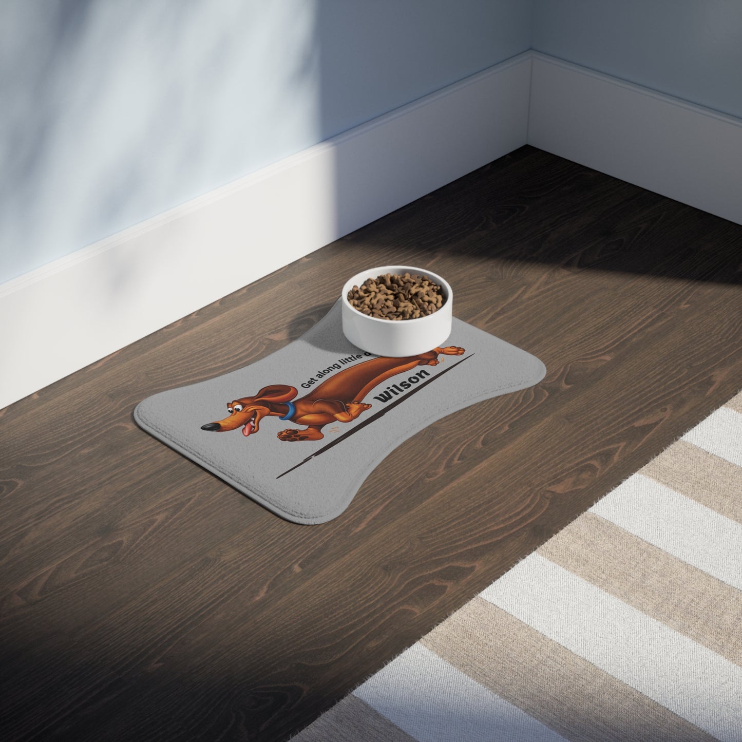 Get Along Little Doggie - Dachshund Feeding Mat