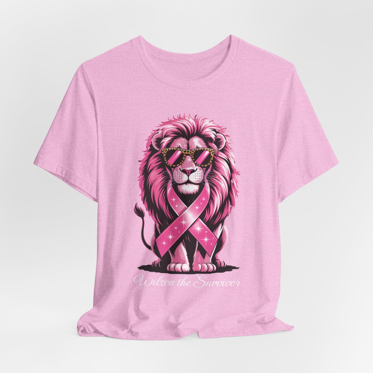 Cancer Survivor Lion -  Unisex Tee Shirt