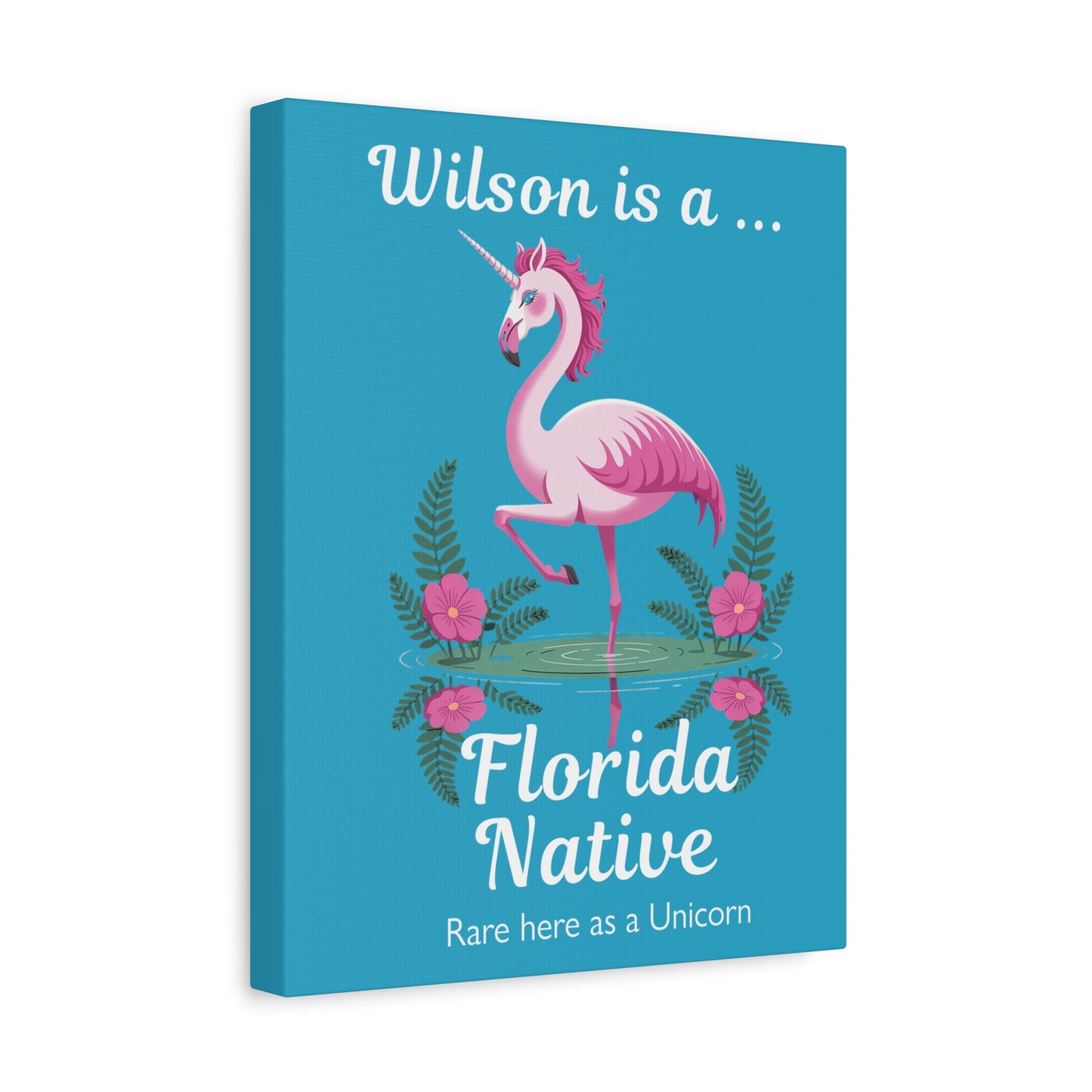 Florida Native Flamingo-Corn - Canvas Wall Art