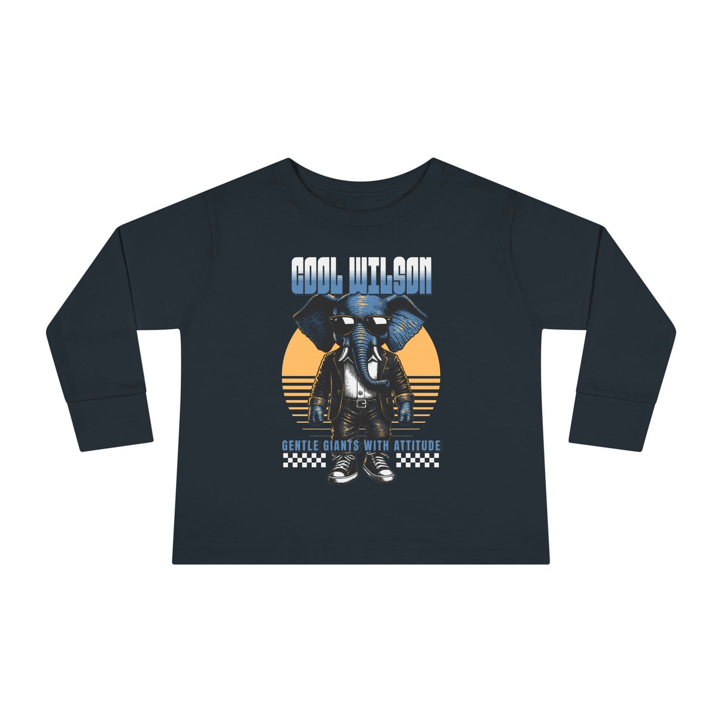 Cool Wilson Toddler Long Sleeve Tee - Stylish Kids Apparel with Attitude