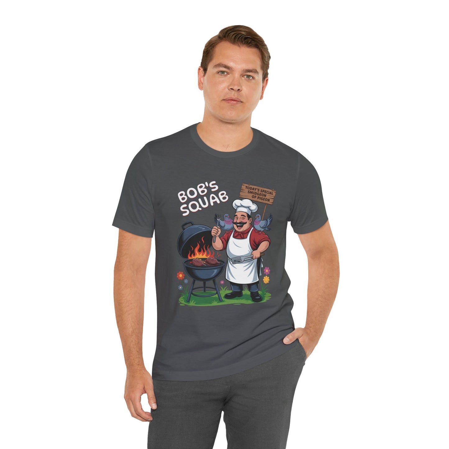 Bob Squab BBQ Pigeon. - Unisex Graphic Tee
