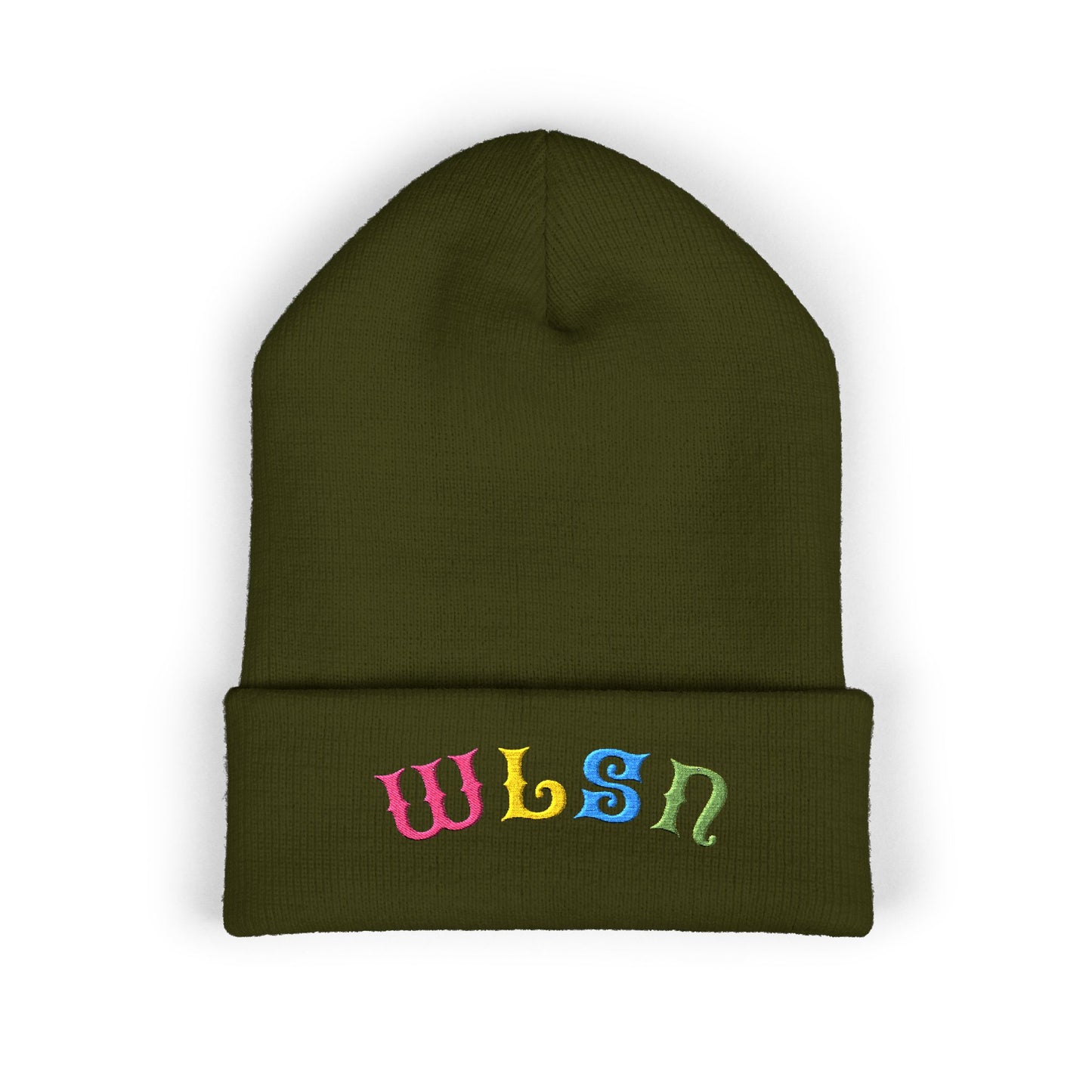 EMBROIDERY - Multicolor Wilson Beanie - Winter Hat, Custom Beanie,