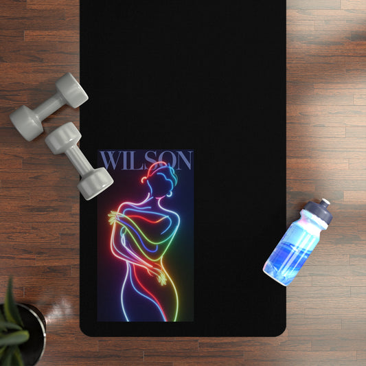Neon Wilson -  Rubber Non-Slip Fitness Mat