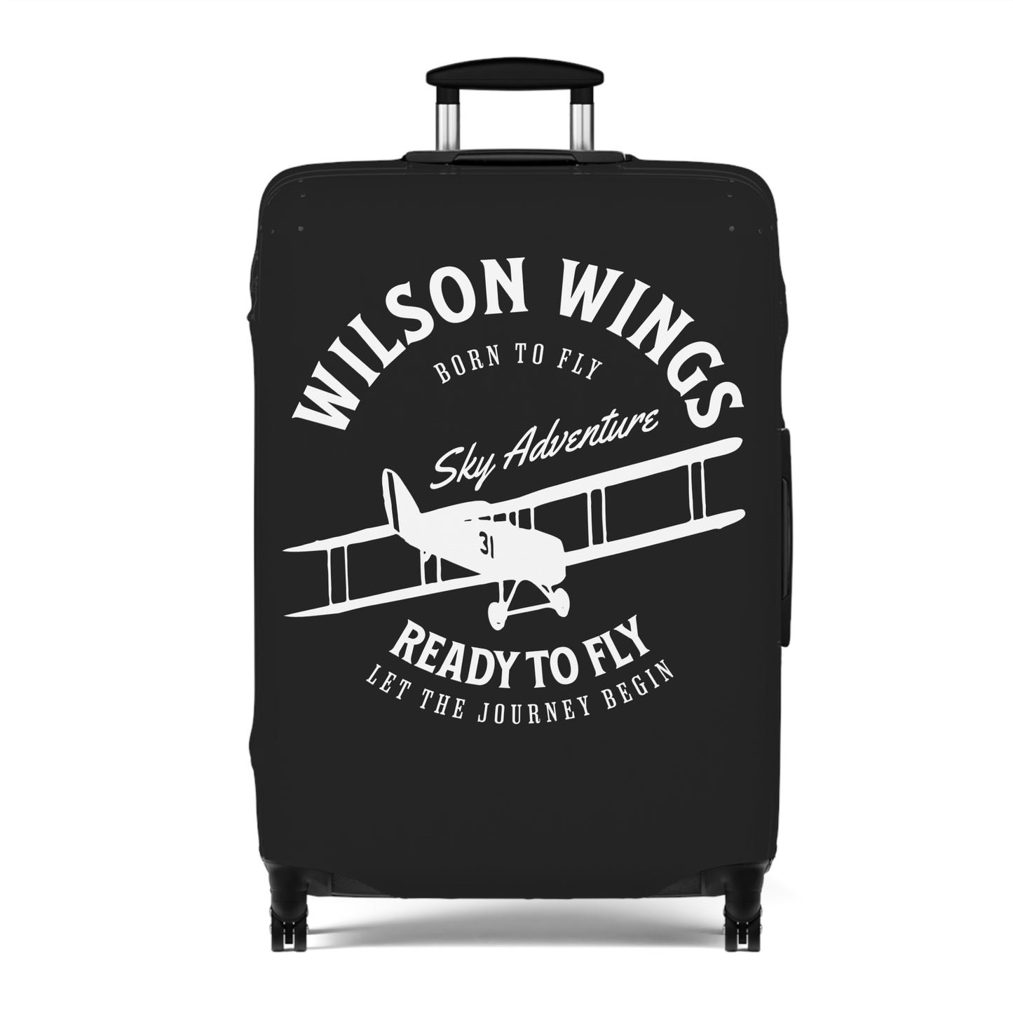 Wilson Wings (Black) - Adventure Luggage Cover