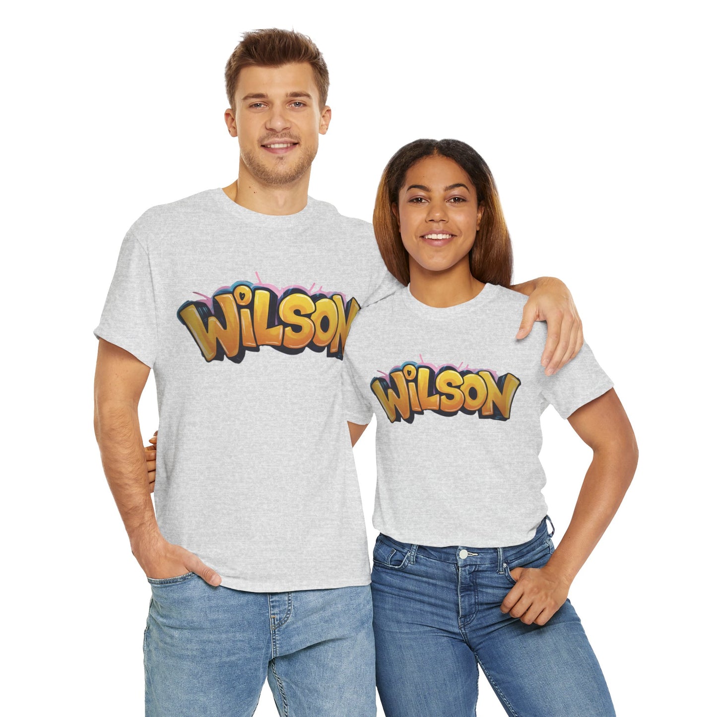 WILSON Cartoon Text - Unisex Tee Shirt