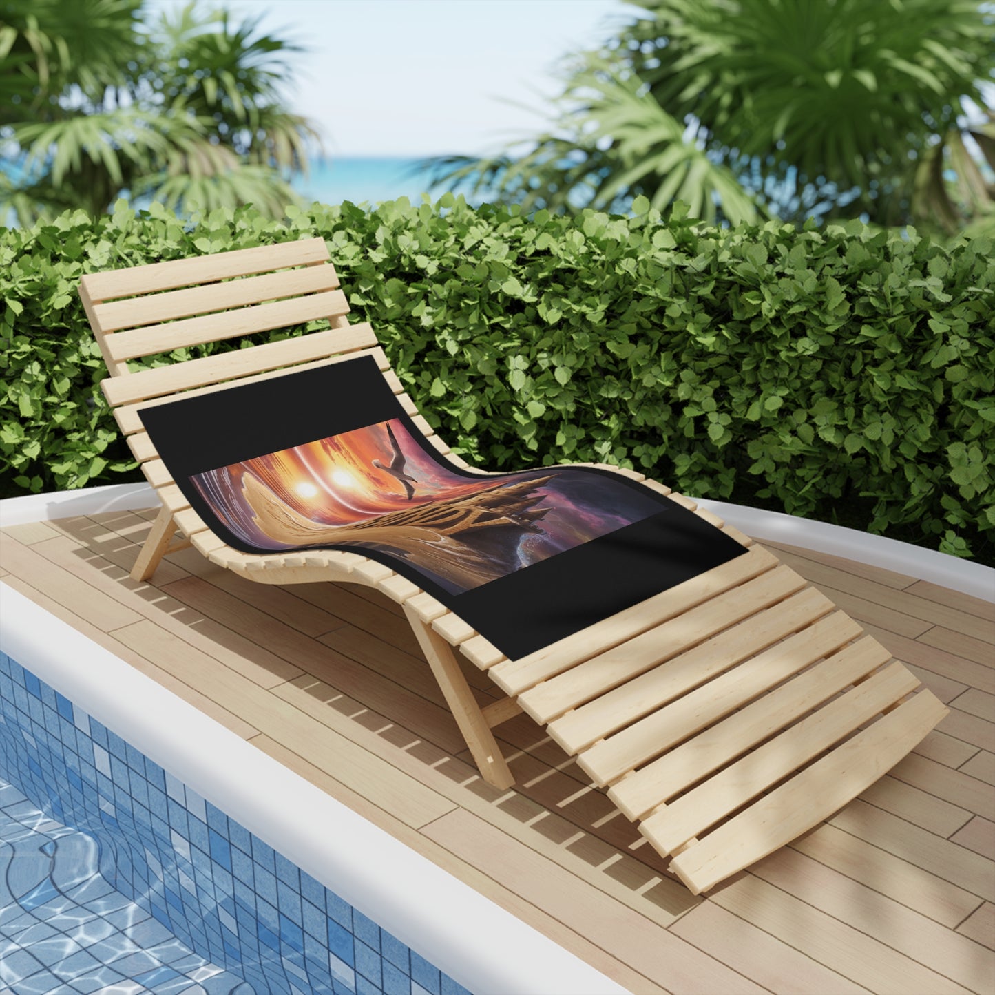 Sandy Castle Beach Towel - Summer Vibes for Beach Lovers