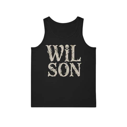 WiL SON Grunge Style Letters - Unisex Softstyle Tank Top