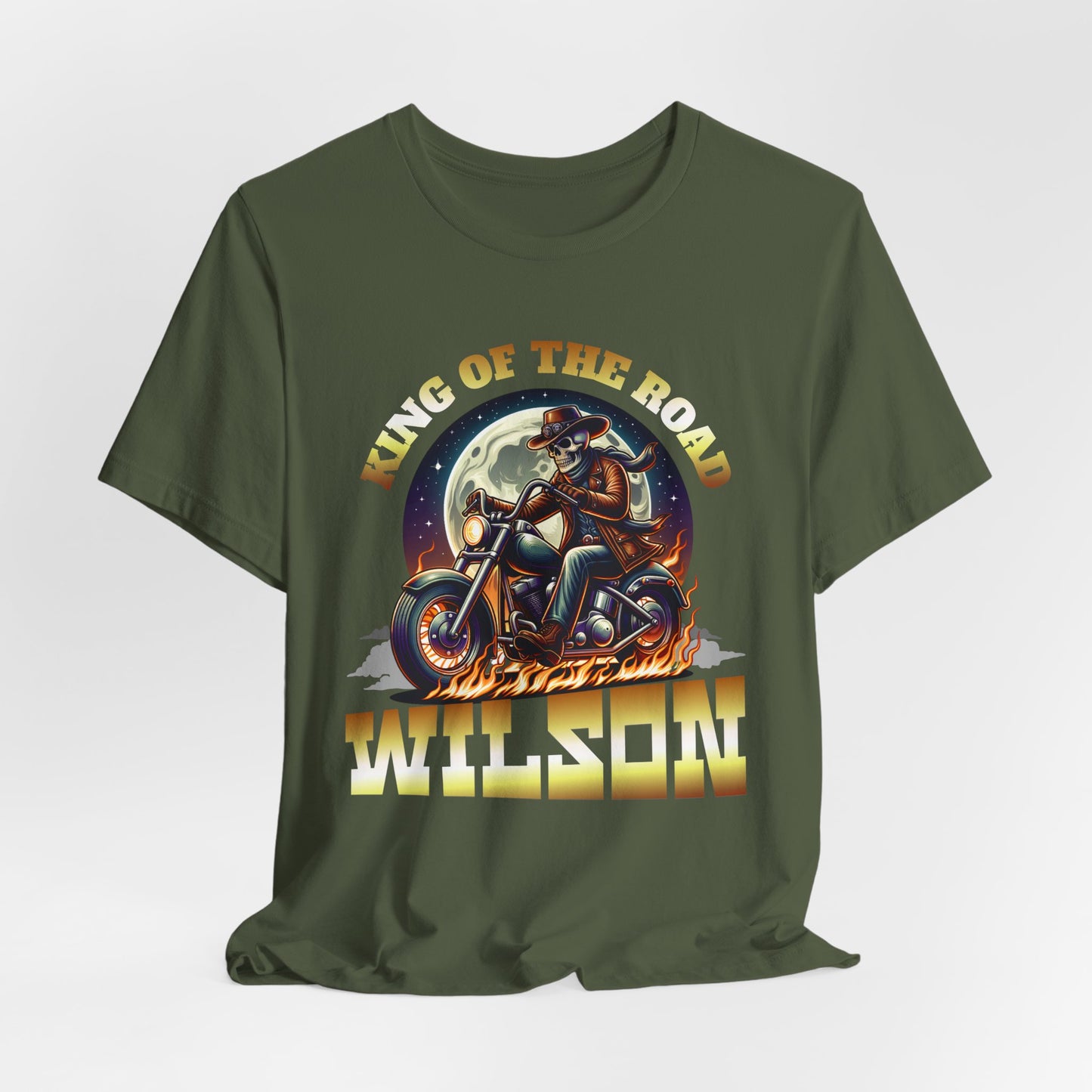 King of the Road Biker - Unisex Tee Shirt