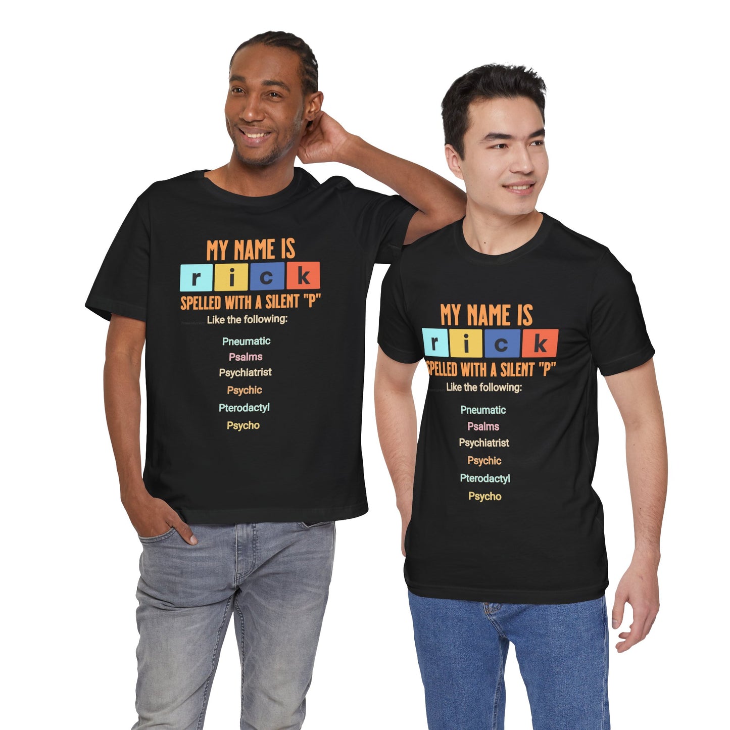 Rick with a silent P - Unisex Graphic Tee