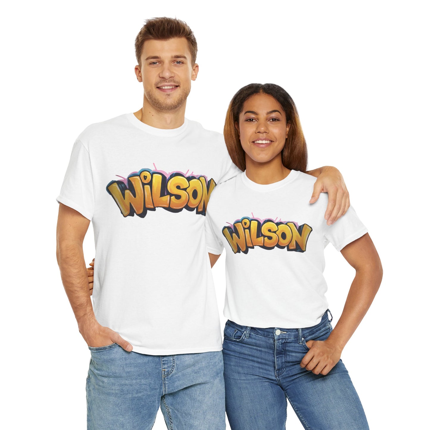 WILSON Cartoon Text - Unisex Tee Shirt
