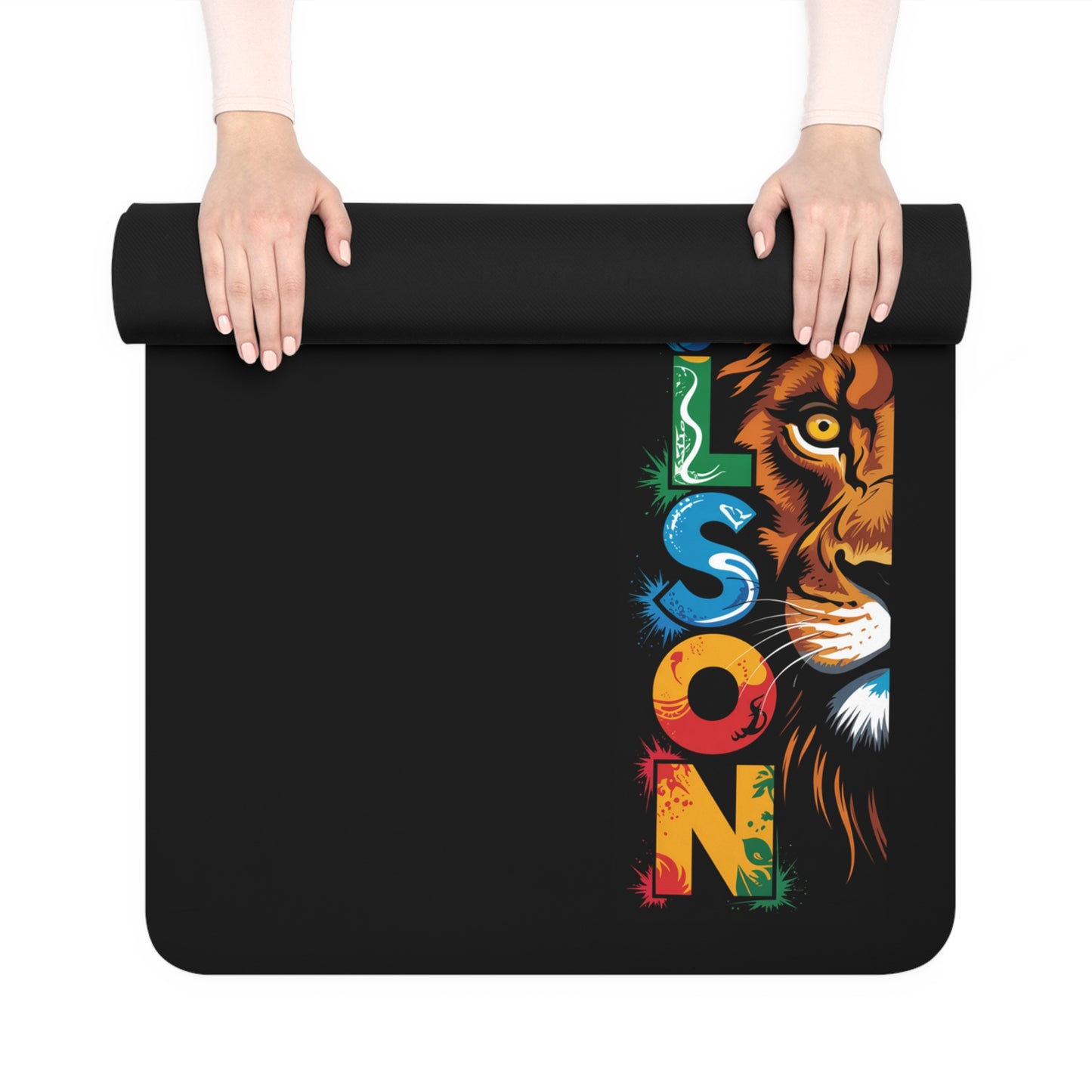 Wilson Lion on Side- Rubber Non-Slip Fitness Mat