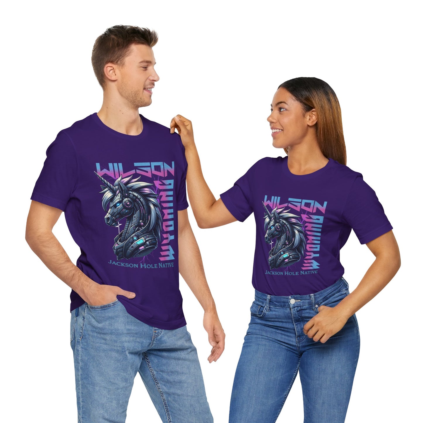 Jackson Hole Native Unicorn- Unisex Graphic Tee