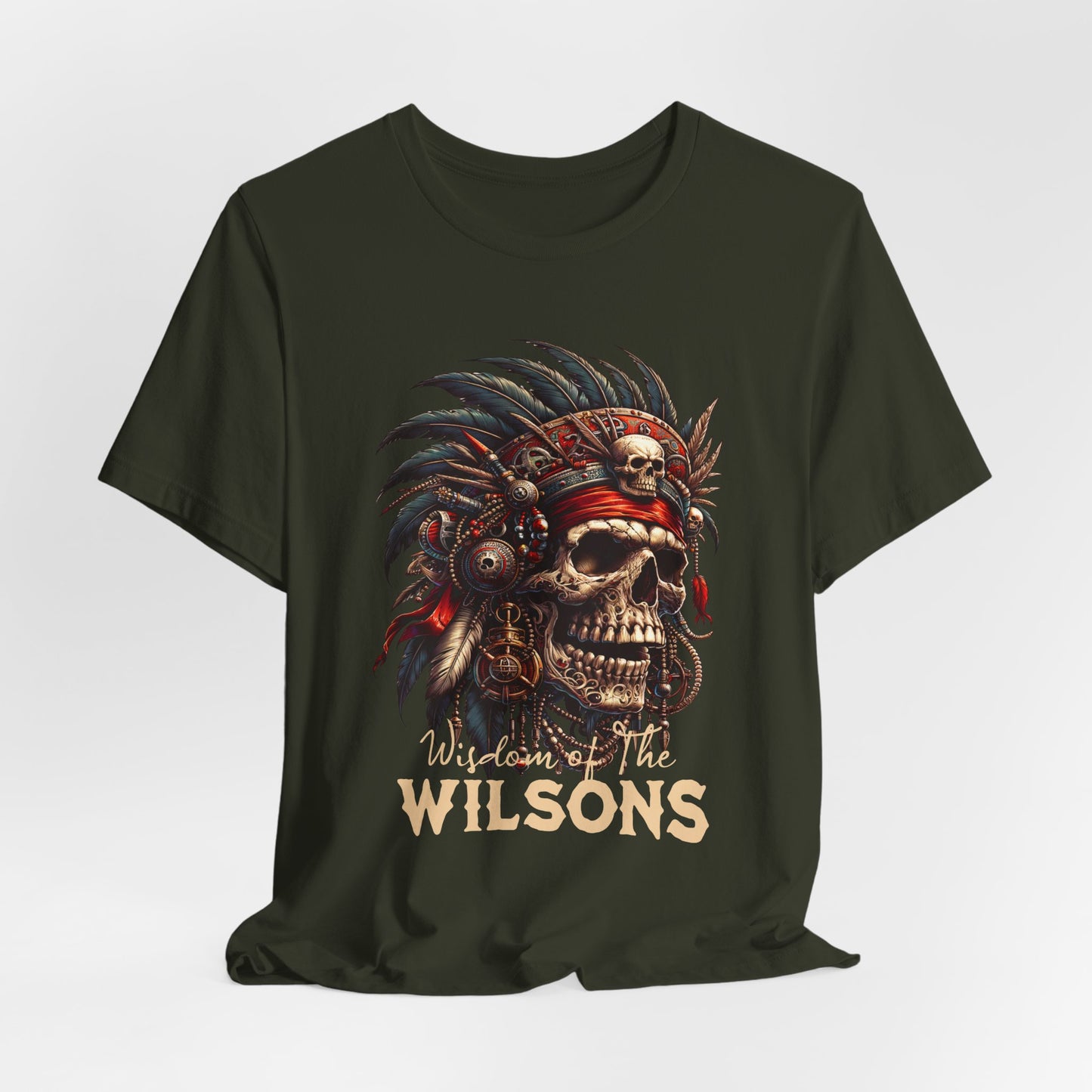 Wilson Wisdom Indian Skull - Unisex Tee Shirt