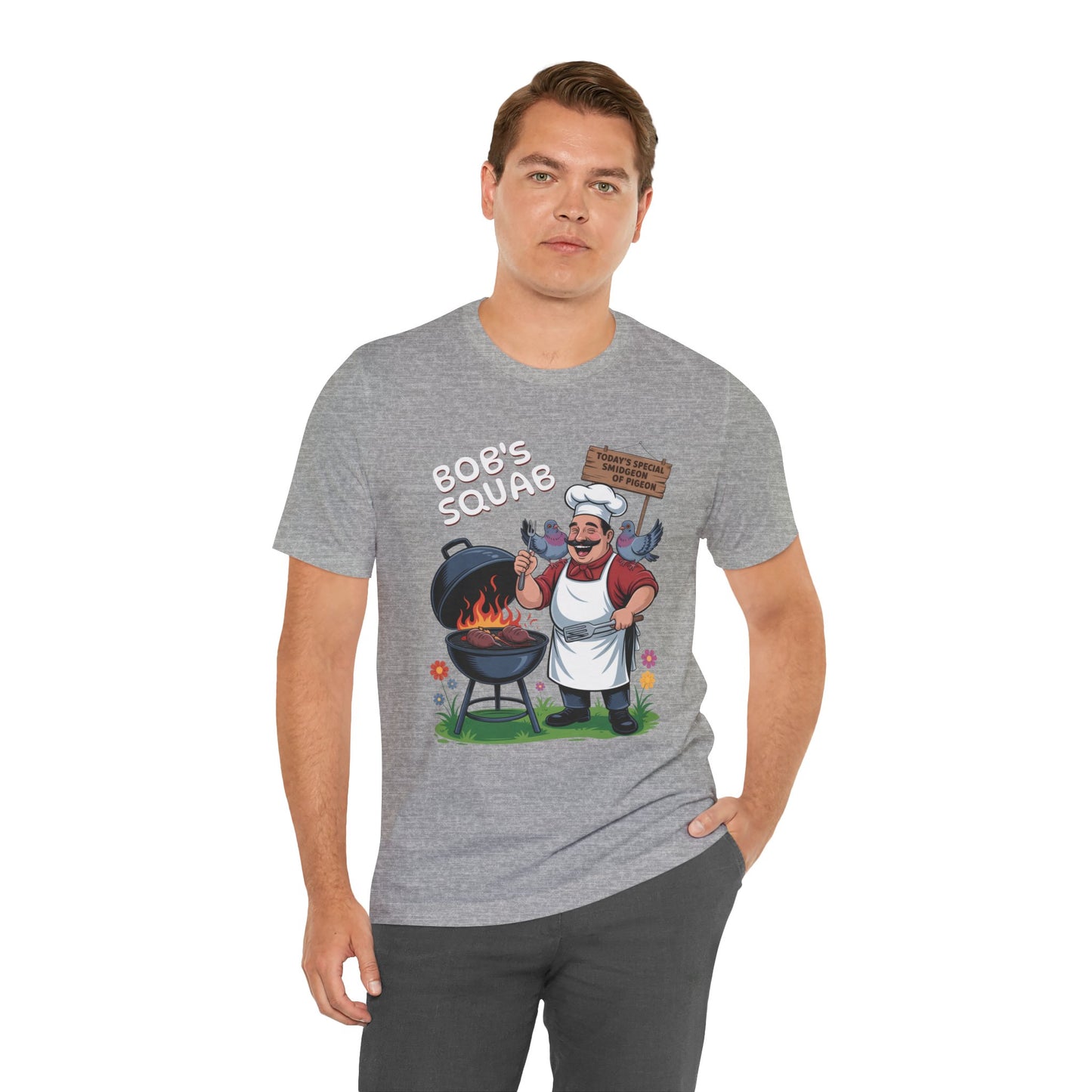 Bob Squab BBQ Pigeon. - Unisex Graphic Tee
