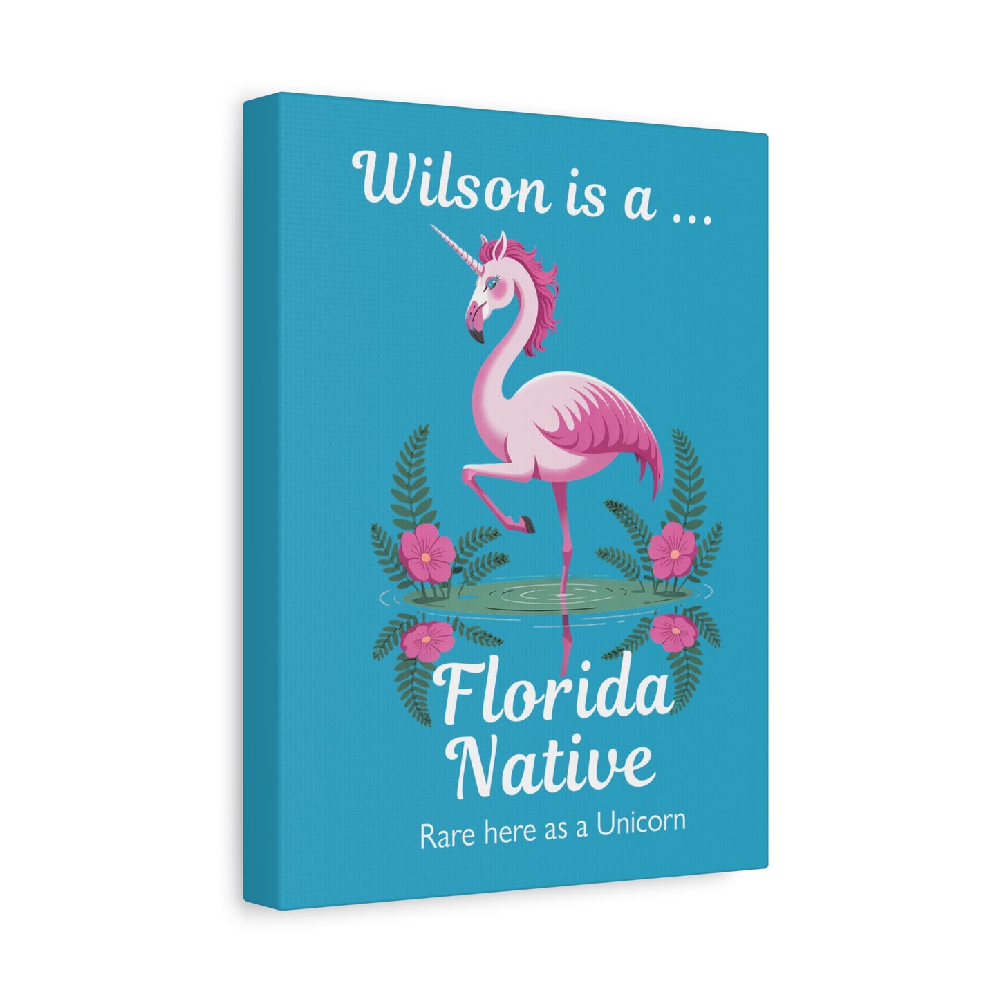 Florida Native Flamingo-Corn - Canvas Wall Art
