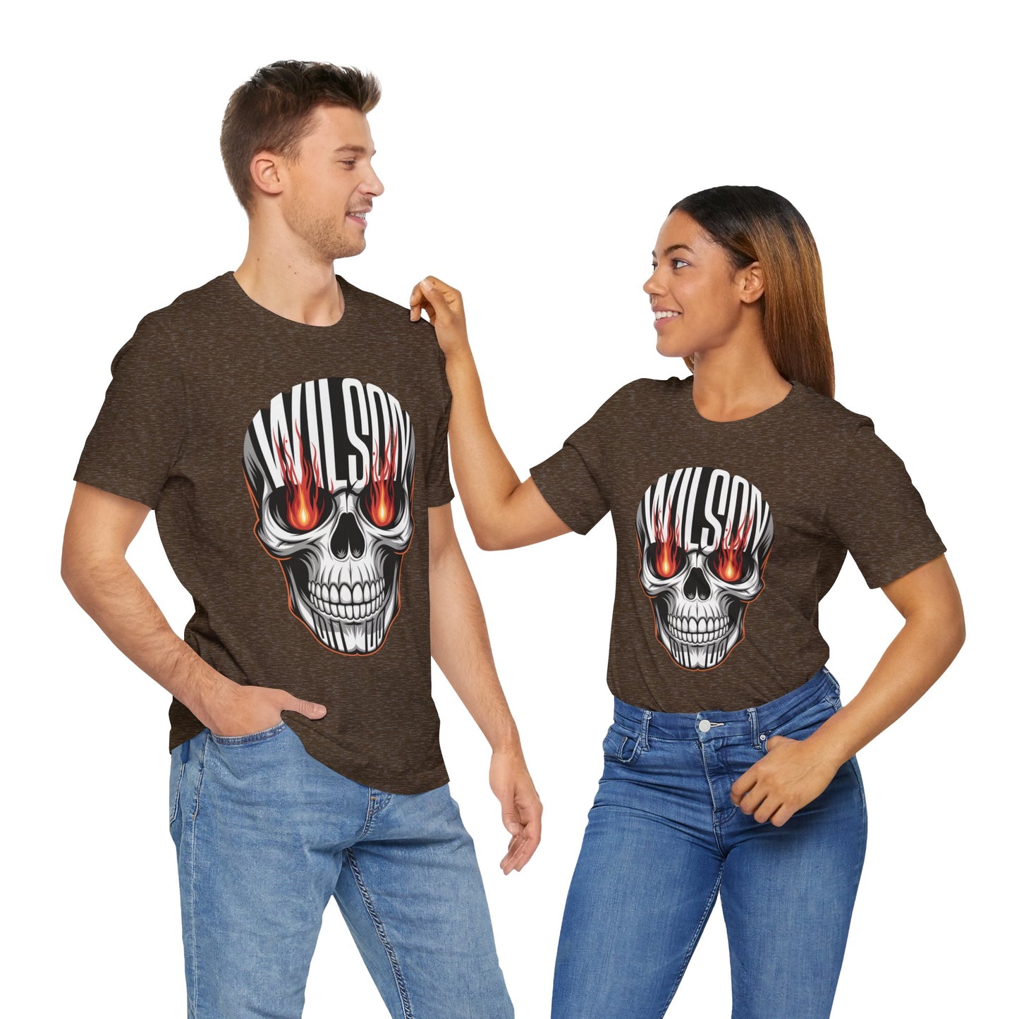 Wilson Skull Letters - Unisex Tee Shirt
