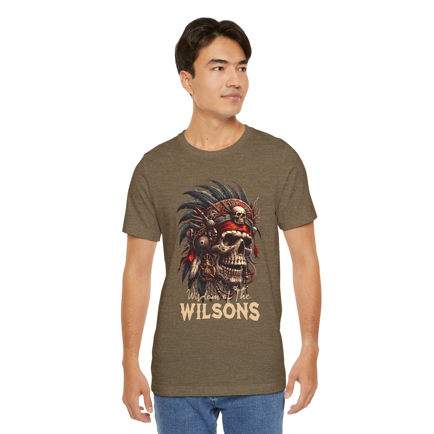 Wilson Wisdom Indian Skull - Unisex Tee Shirt