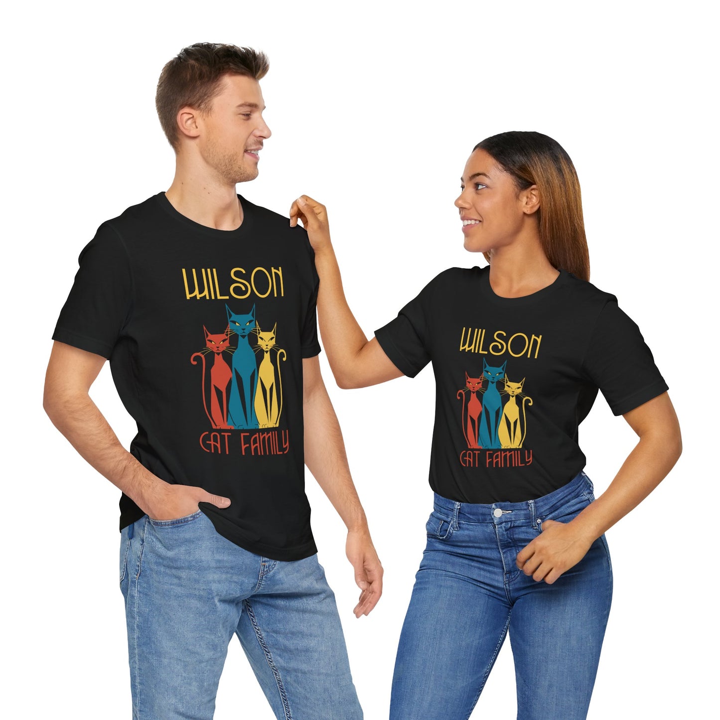 Wilson Cat Family - Unisex Graphic Tee