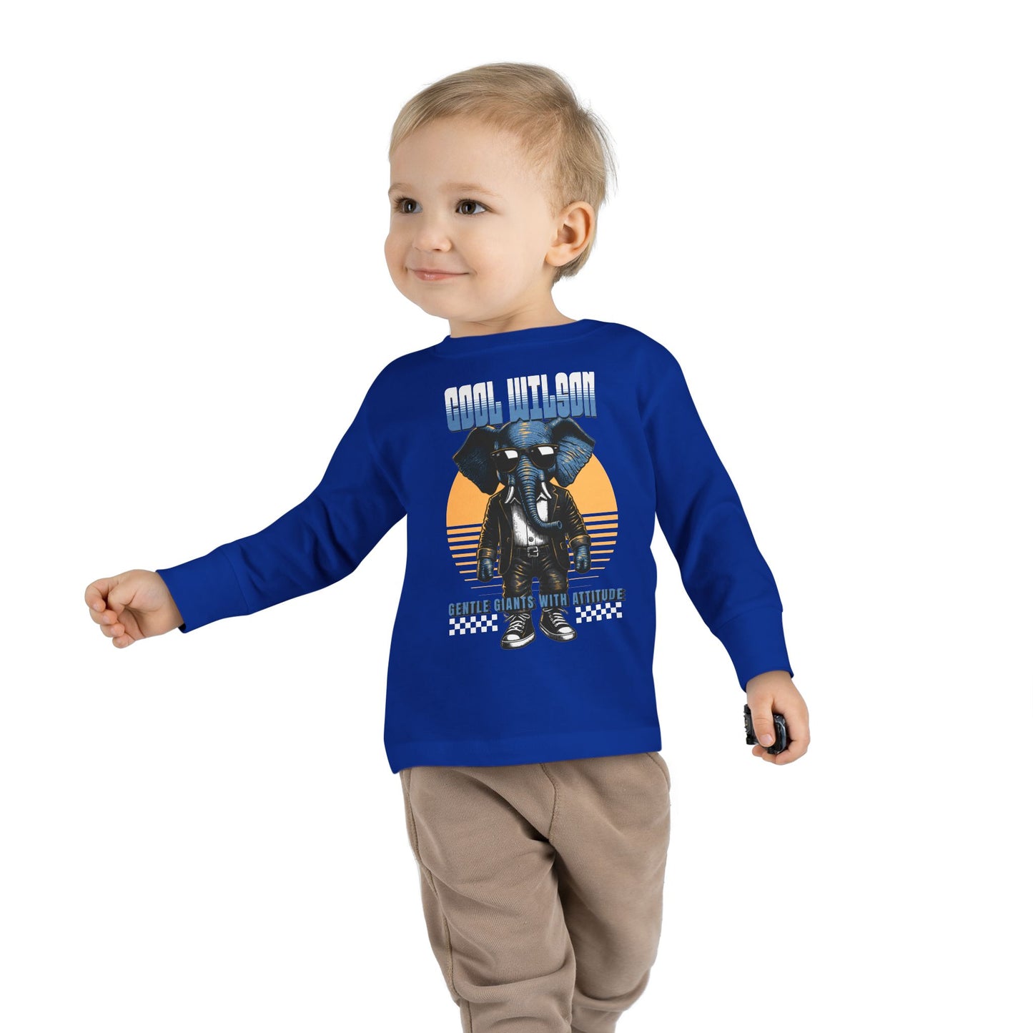 Cool Wilson Toddler Long Sleeve Tee - Stylish Kids Apparel with Attitude
