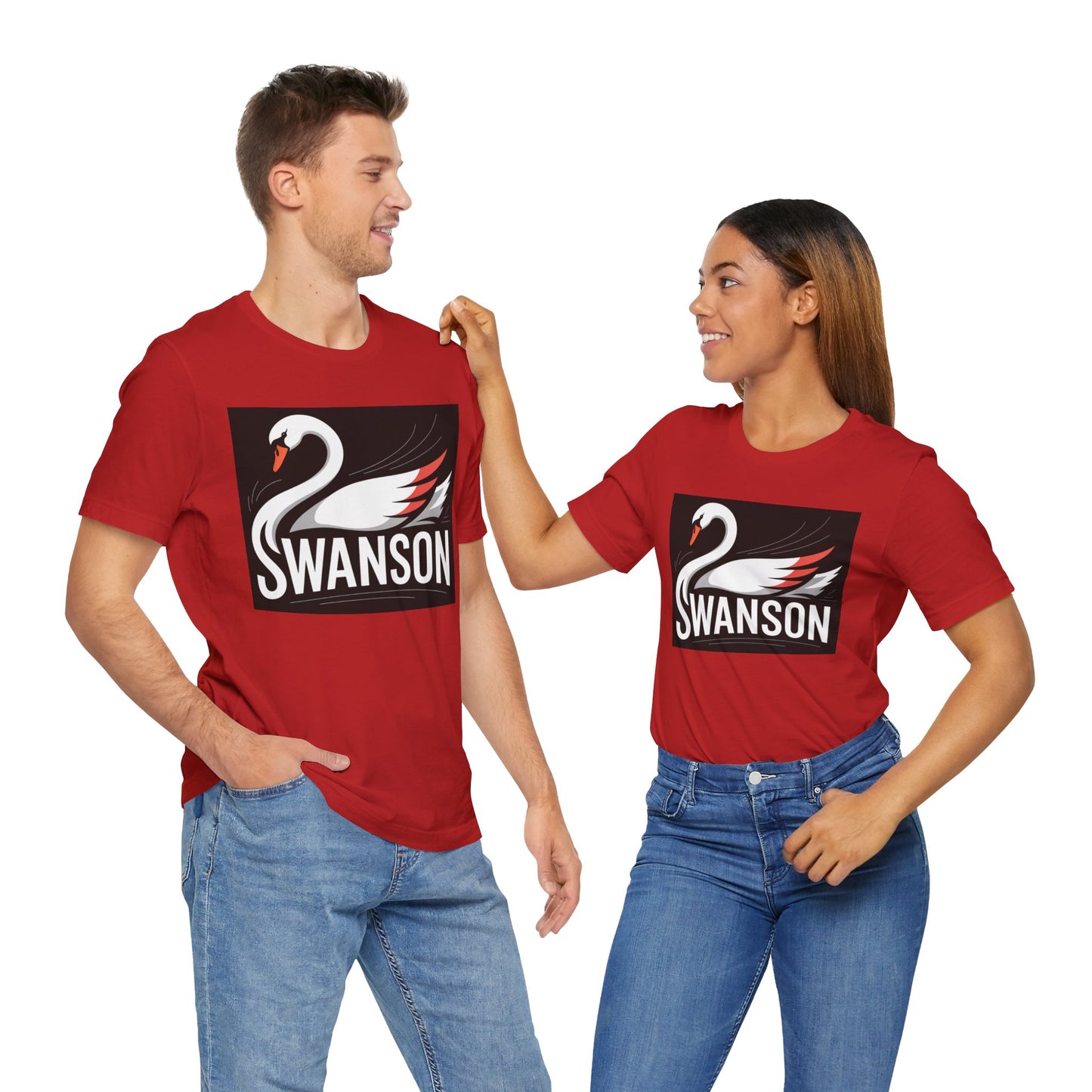 Swanson the Swan - Unisex Tee Shirt