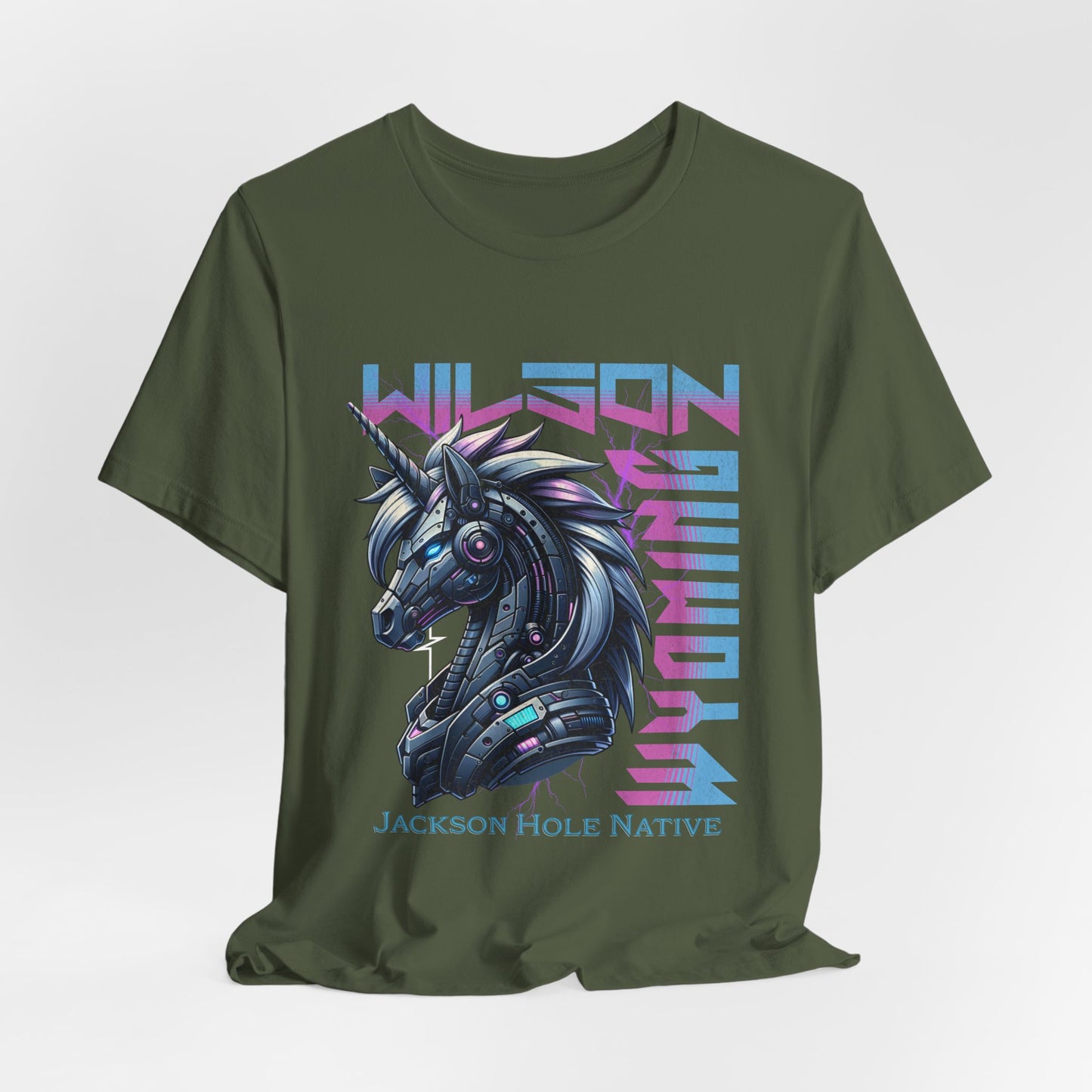 Jackson Hole Native Unicorn- Unisex Graphic Tee