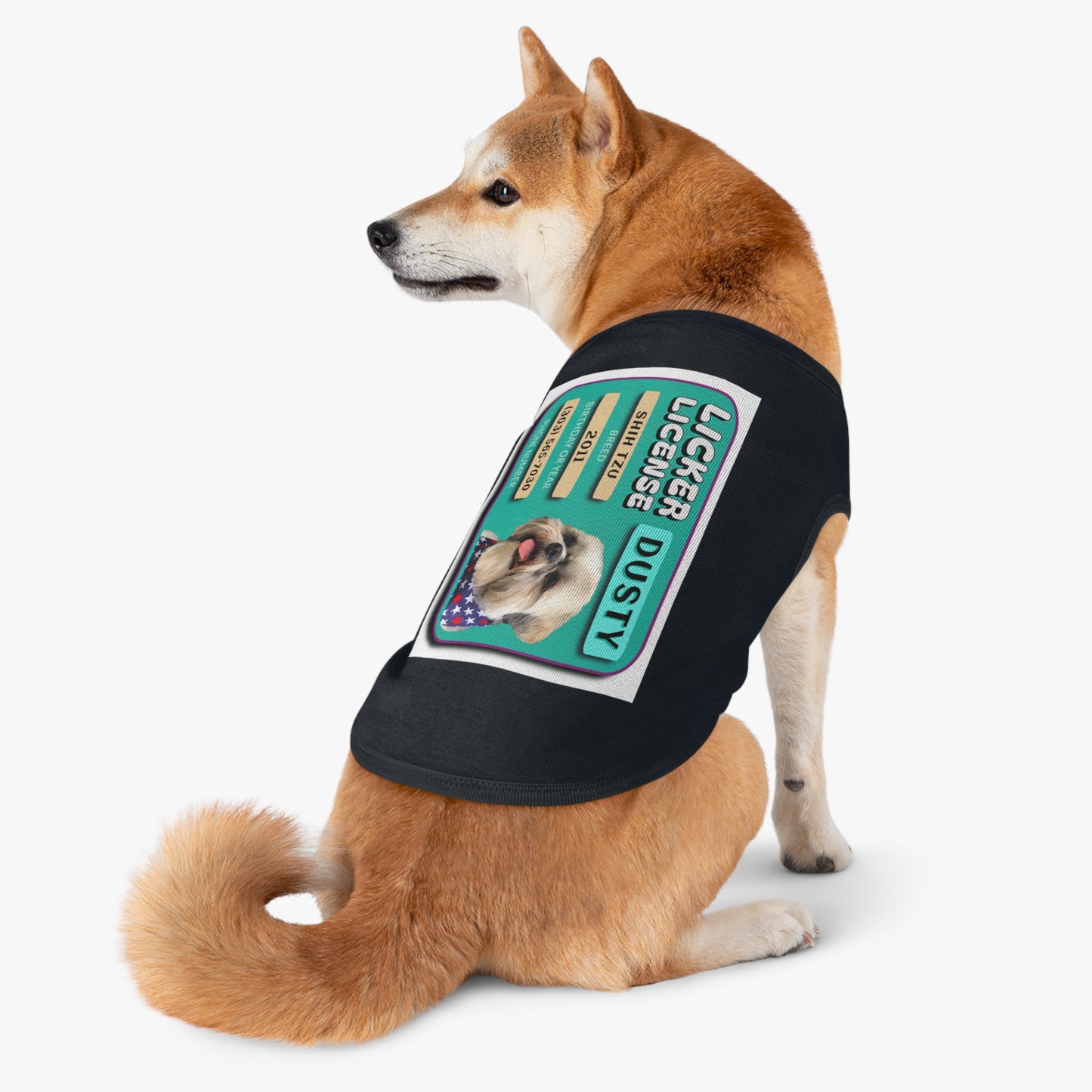 Licker License -  Dog Apparel Pet Tank Top