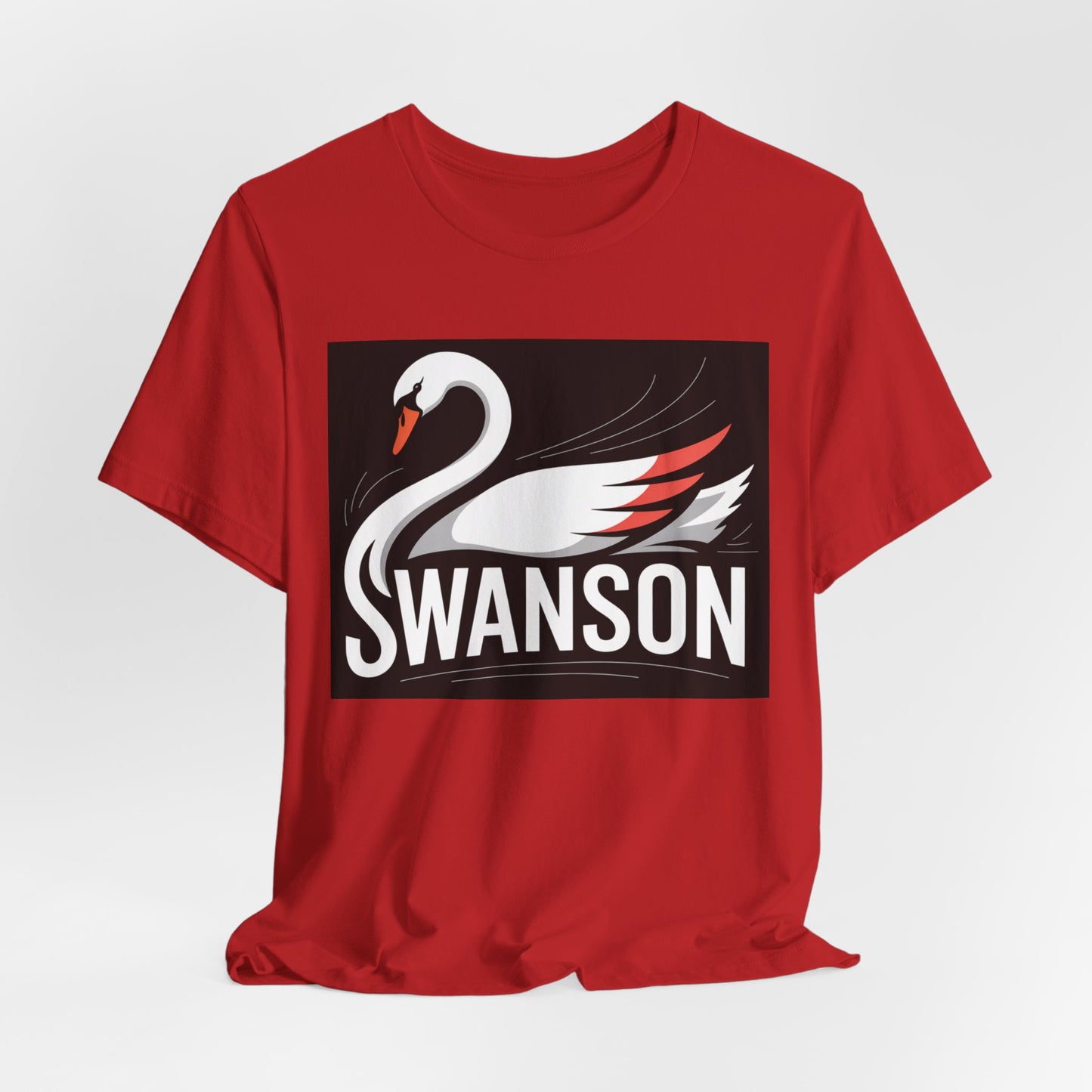 Swanson the Swan - Unisex Tee Shirt