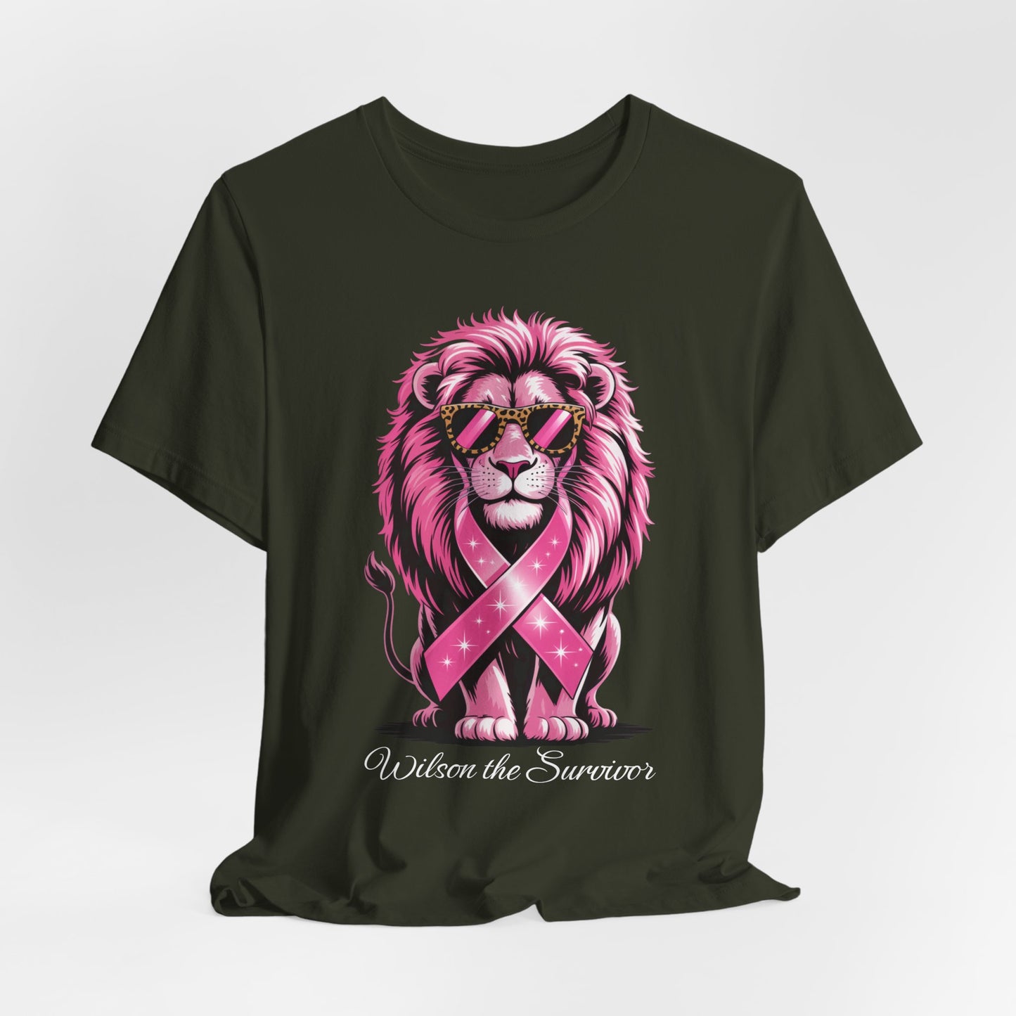 Cancer Survivor Lion - Unisex Tee Shirt