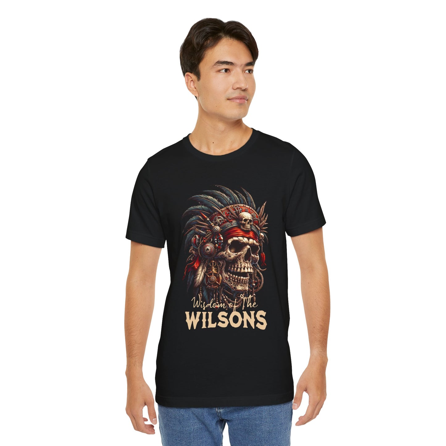 Wilson Wisdom Indian Skull - Unisex Tee Shirt