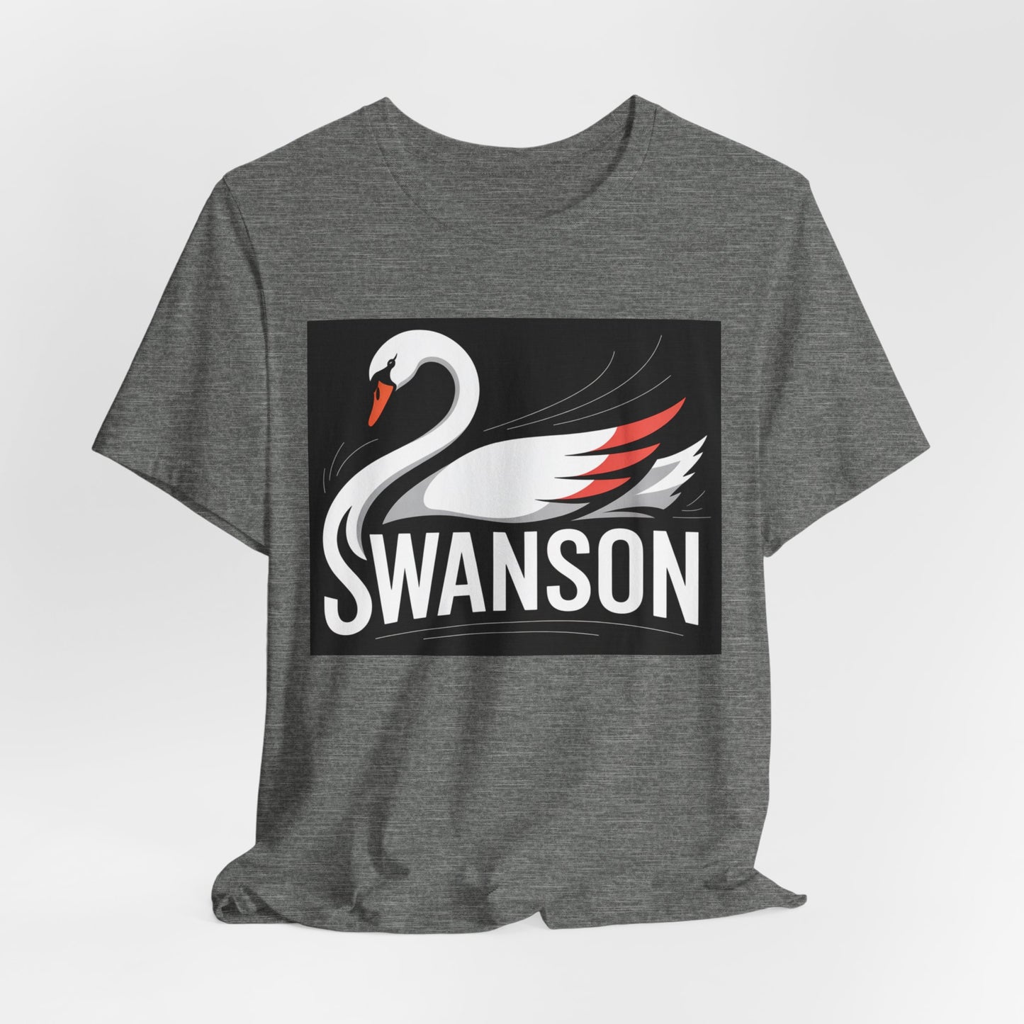 Swanson the Swan - Unisex Tee Shirt