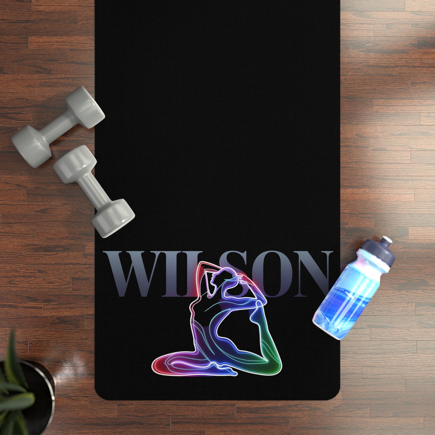 Wilson Yoga Pose - Rubber Non-Slip Fitness Mat