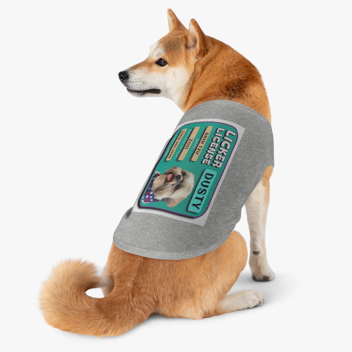 Licker License - Dog Apparel Pet Tank Top