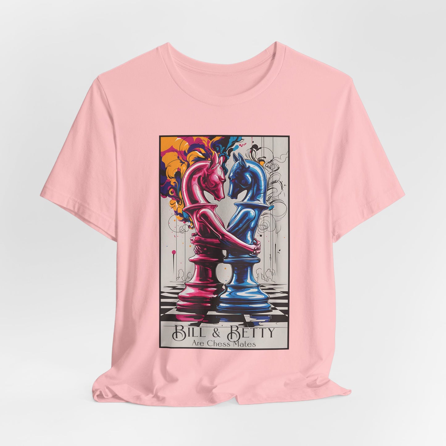 Chess Mates Tee Shirt, Unisex Tee for game night