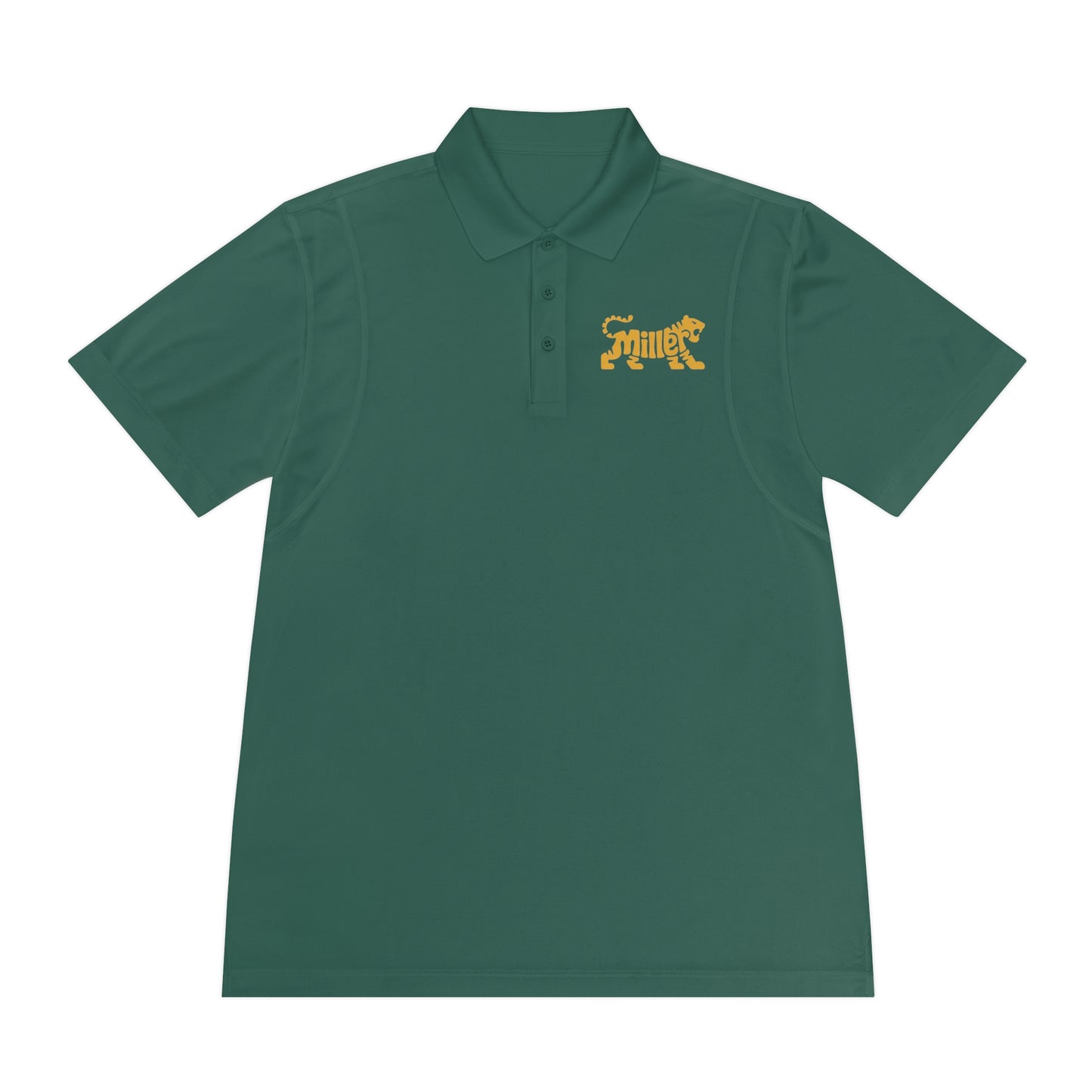 Miller Lion Text - Men's Sport Polo Shirt