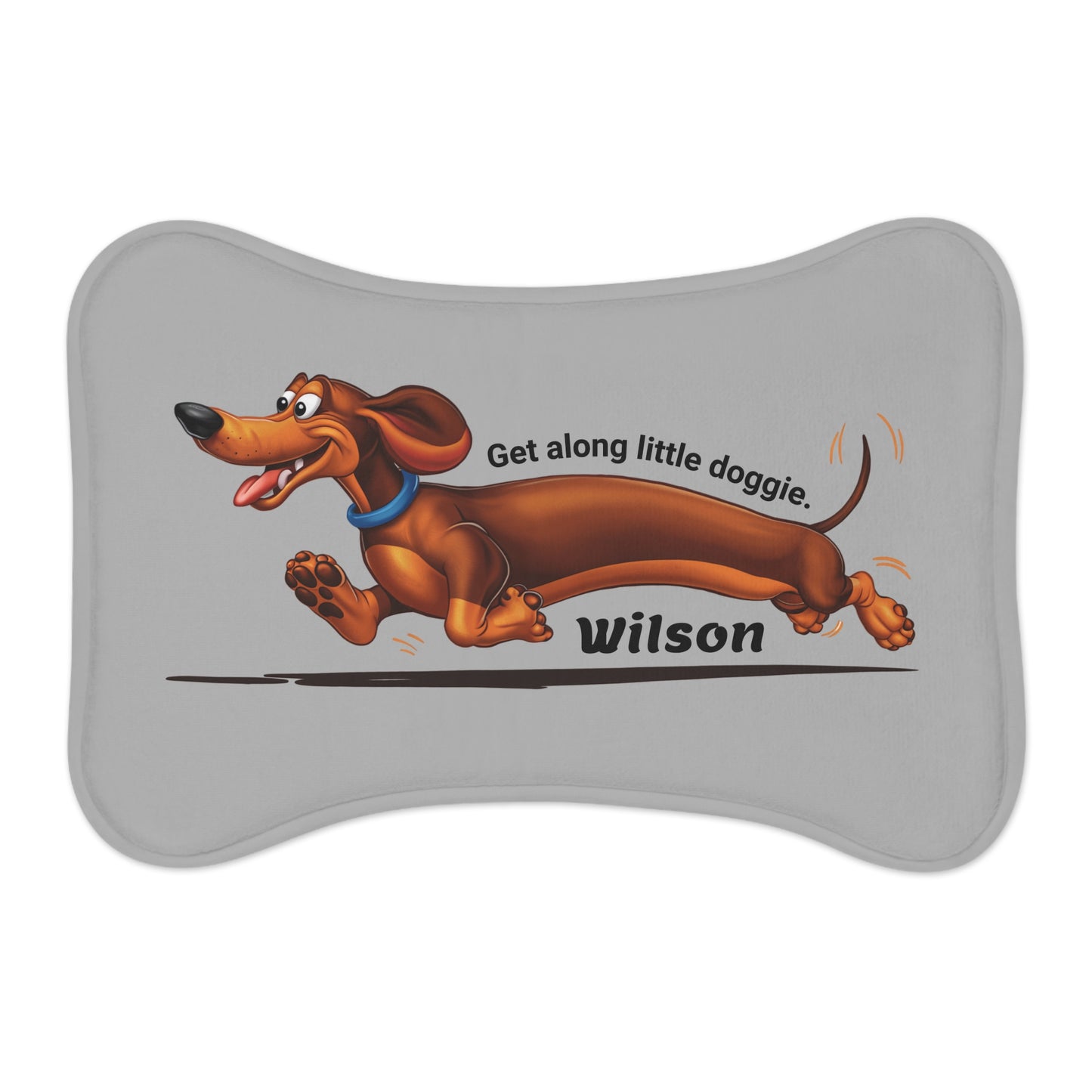 Get Along Little Doggie - Dachshund Feeding Mat