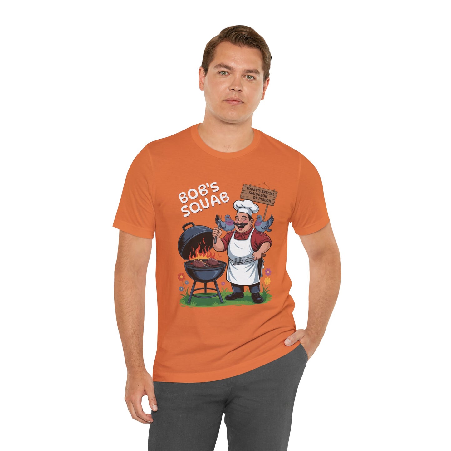 Bob Squab BBQ Pigeon. - Unisex Graphic Tee