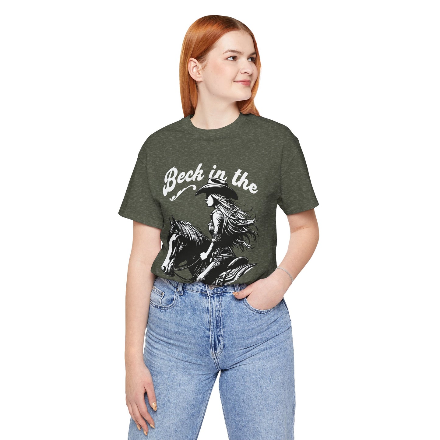 Beck in the saddle again  -  Unisex Tee Shirt