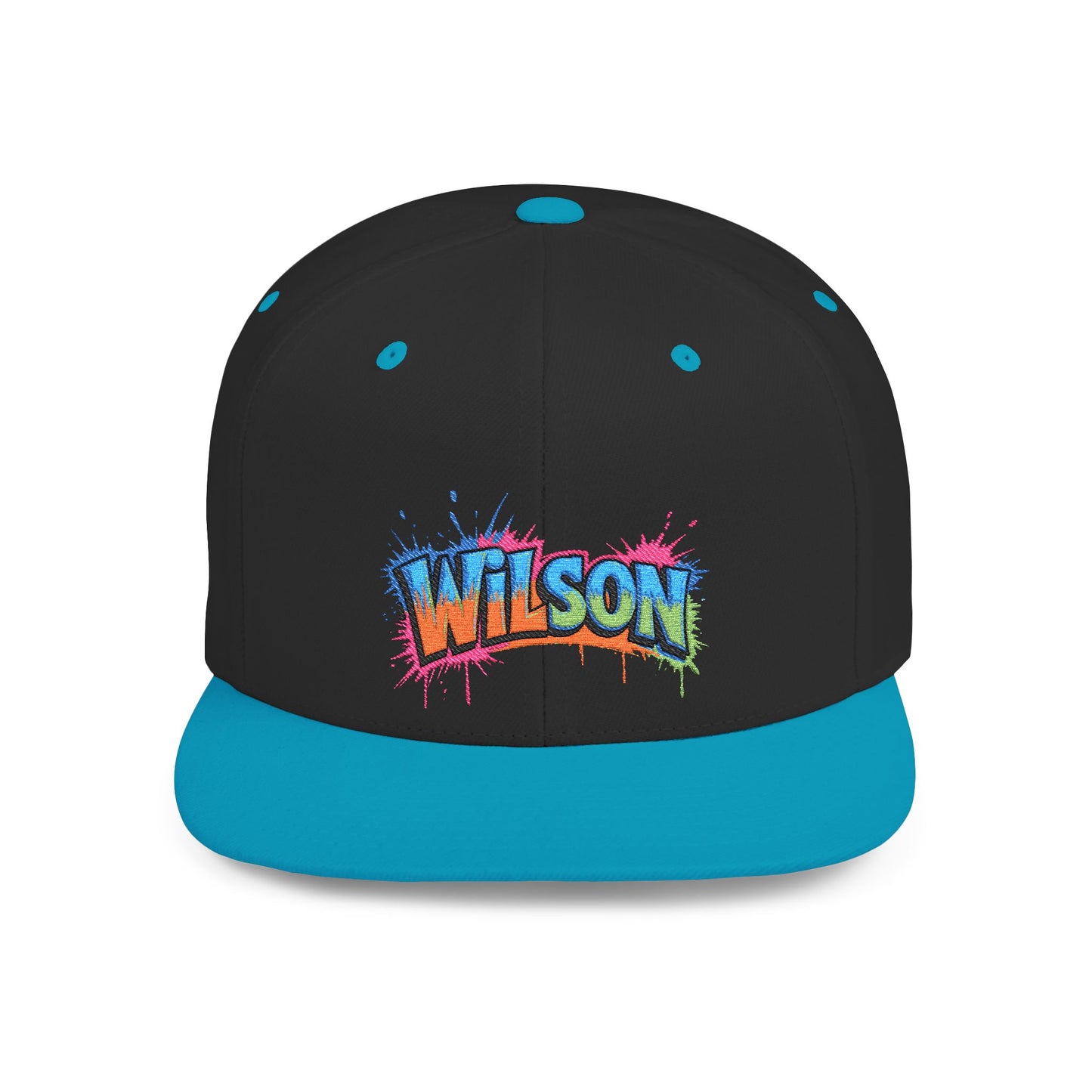 Wilson Splatter Graphic  - Flat Bill Snapback Hat