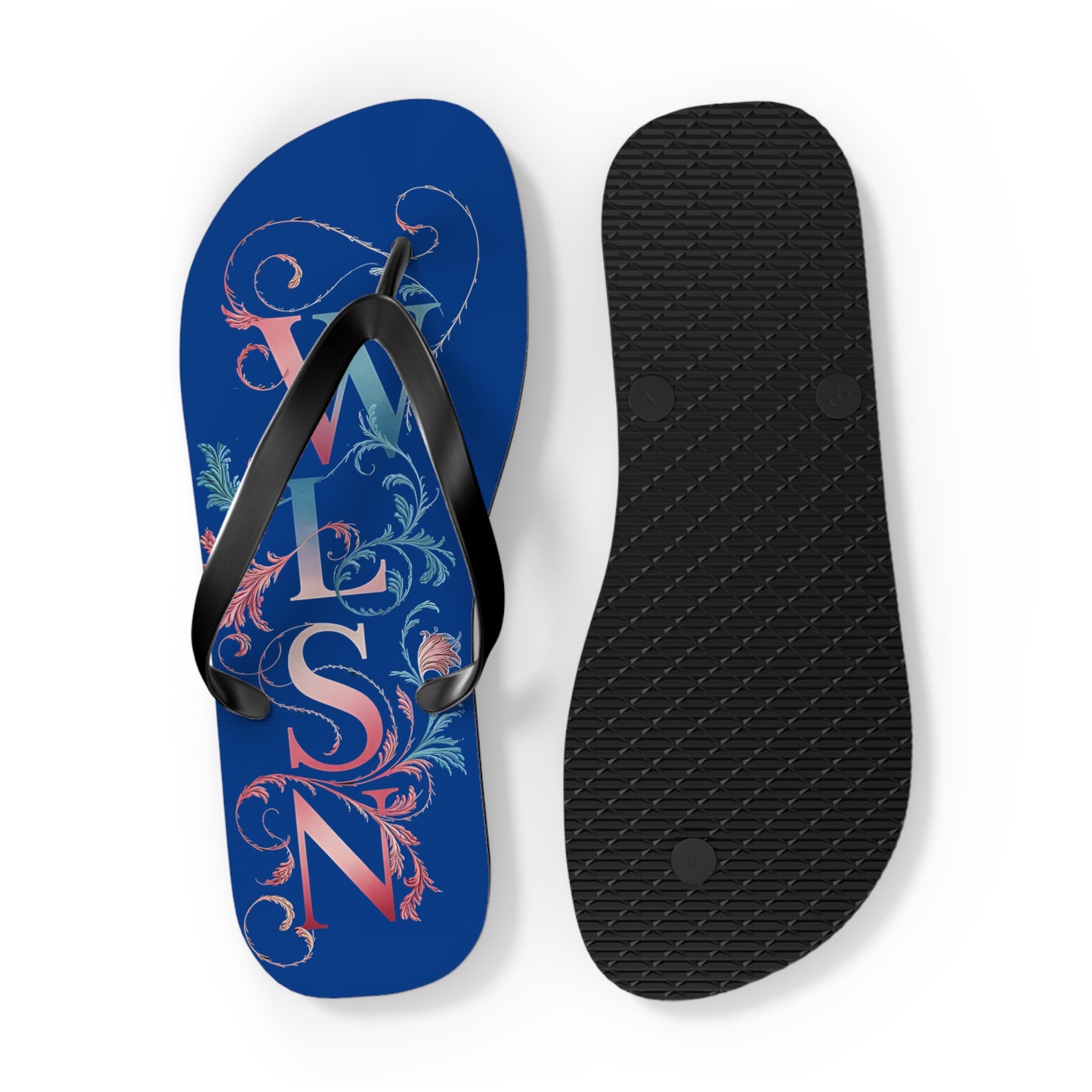 Wilson Flip Flops | Blue Sandals, Beachwear