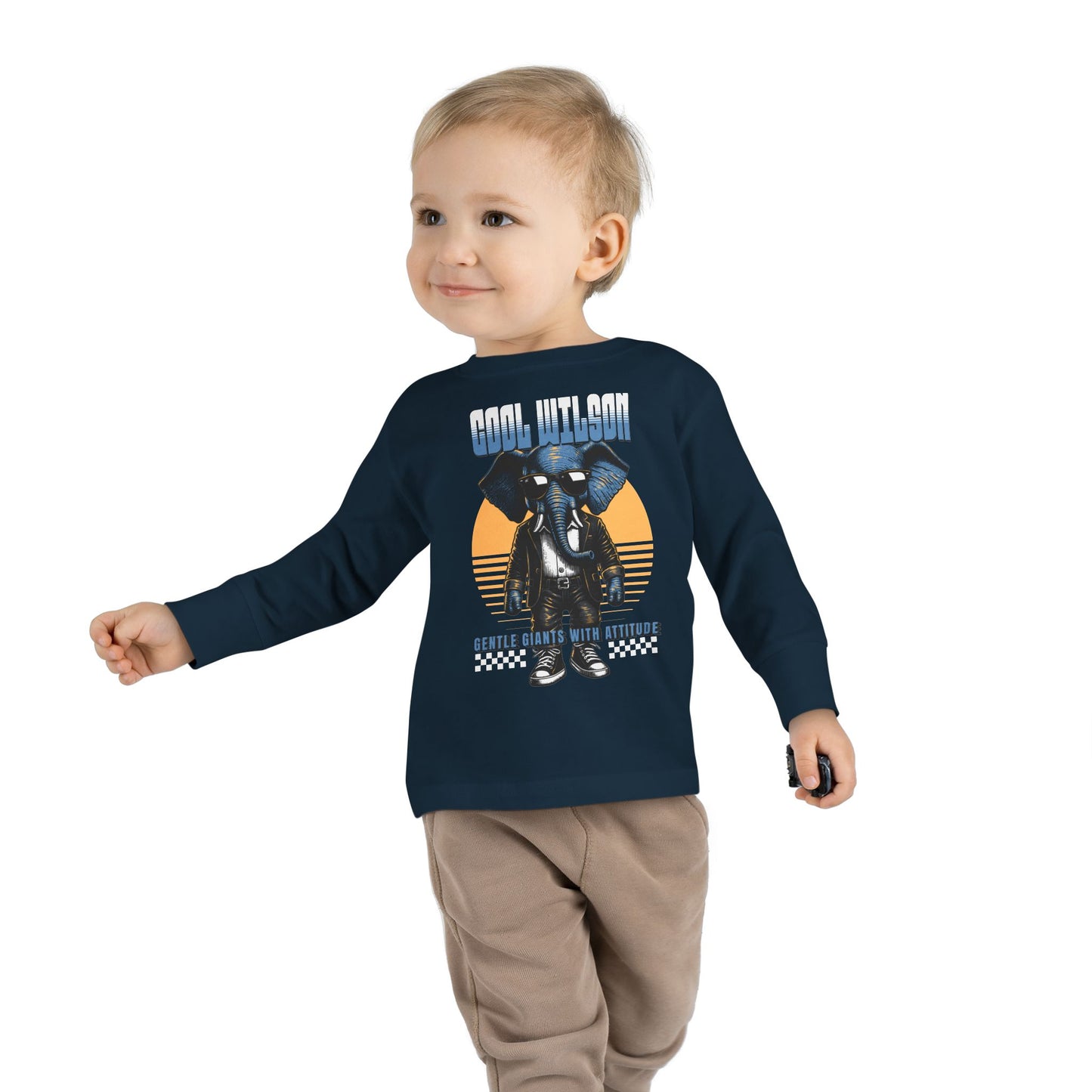 Cool Wilson Toddler Long Sleeve Tee - Stylish Kids Apparel with Attitude