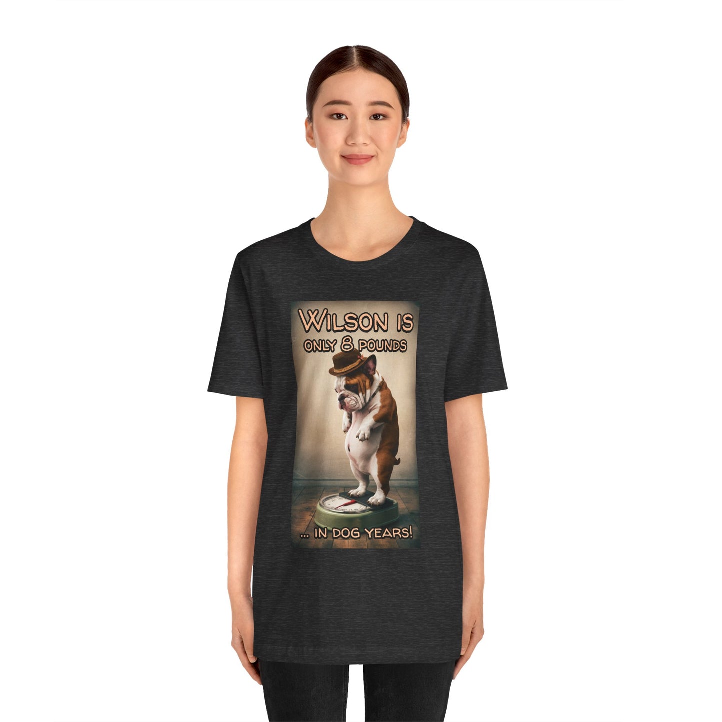 Heavy Dog on Scales - Unisex Graphic Tee