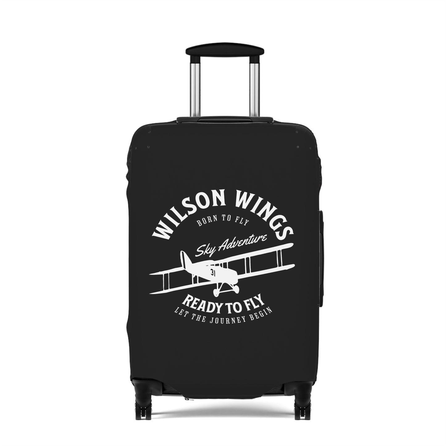 Wilson Wings (Black) - Adventure Luggage Cover