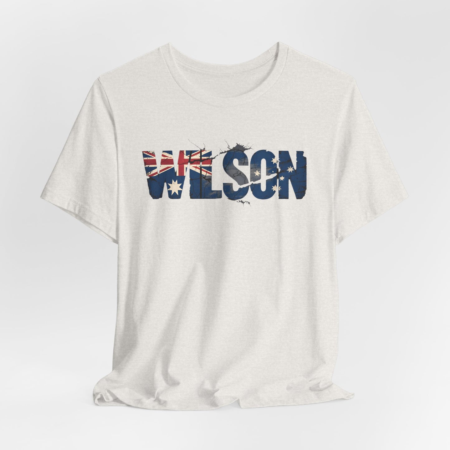 Wilson Australia Flag Letters - Unisex Tee Shirt