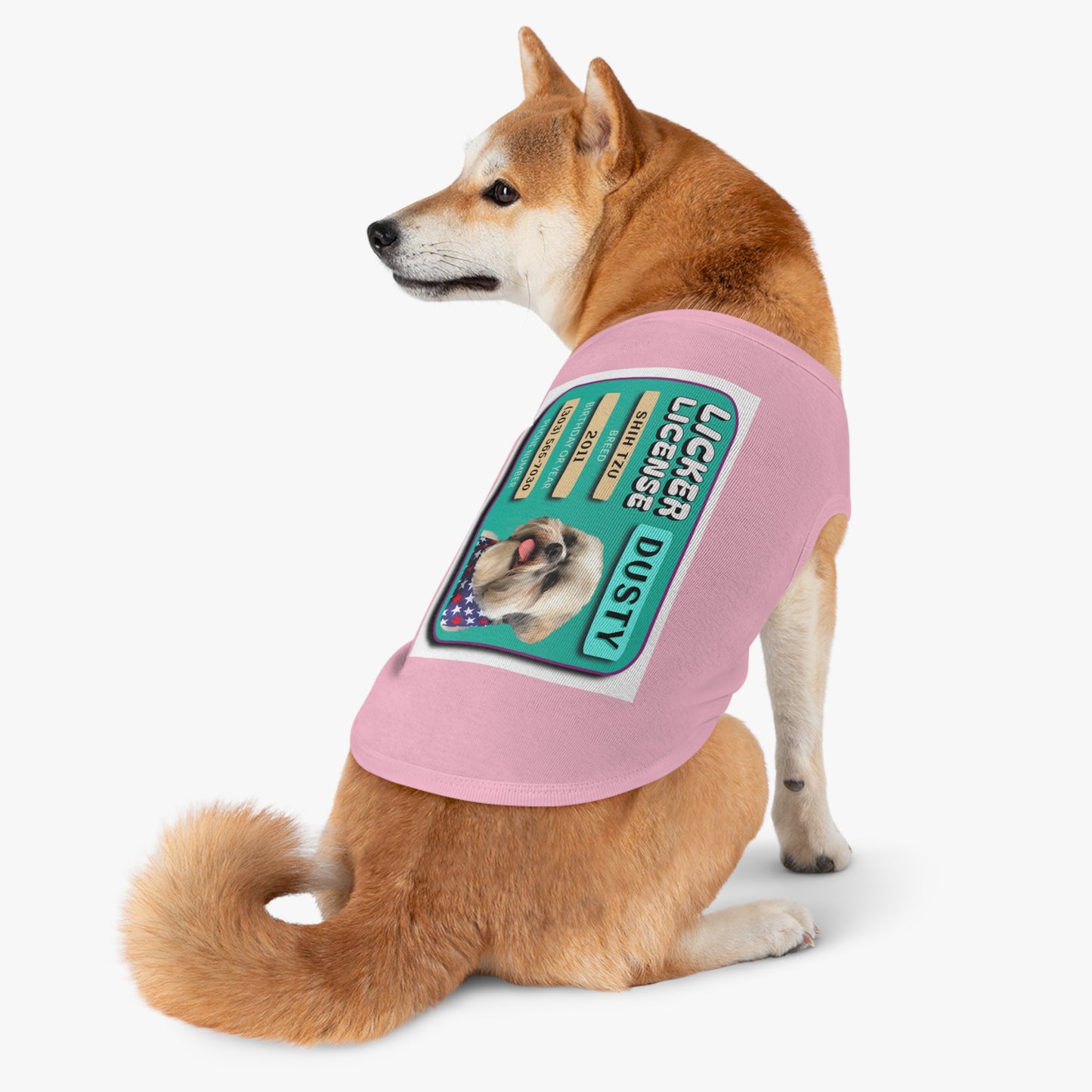 Licker License -  Dog Apparel Pet Tank Top