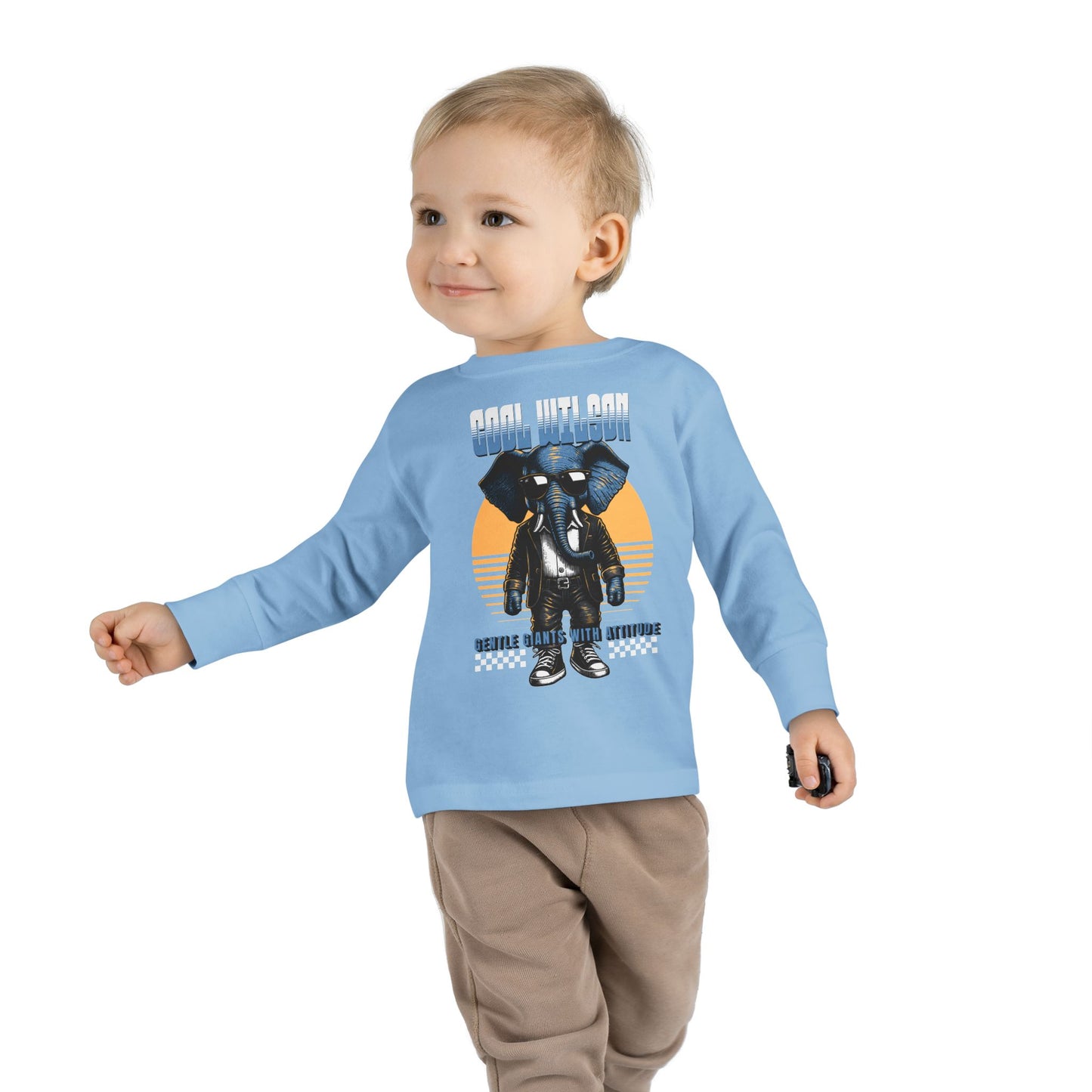 Cool Wilson Toddler Long Sleeve Tee - Stylish Kids Apparel with Attitude