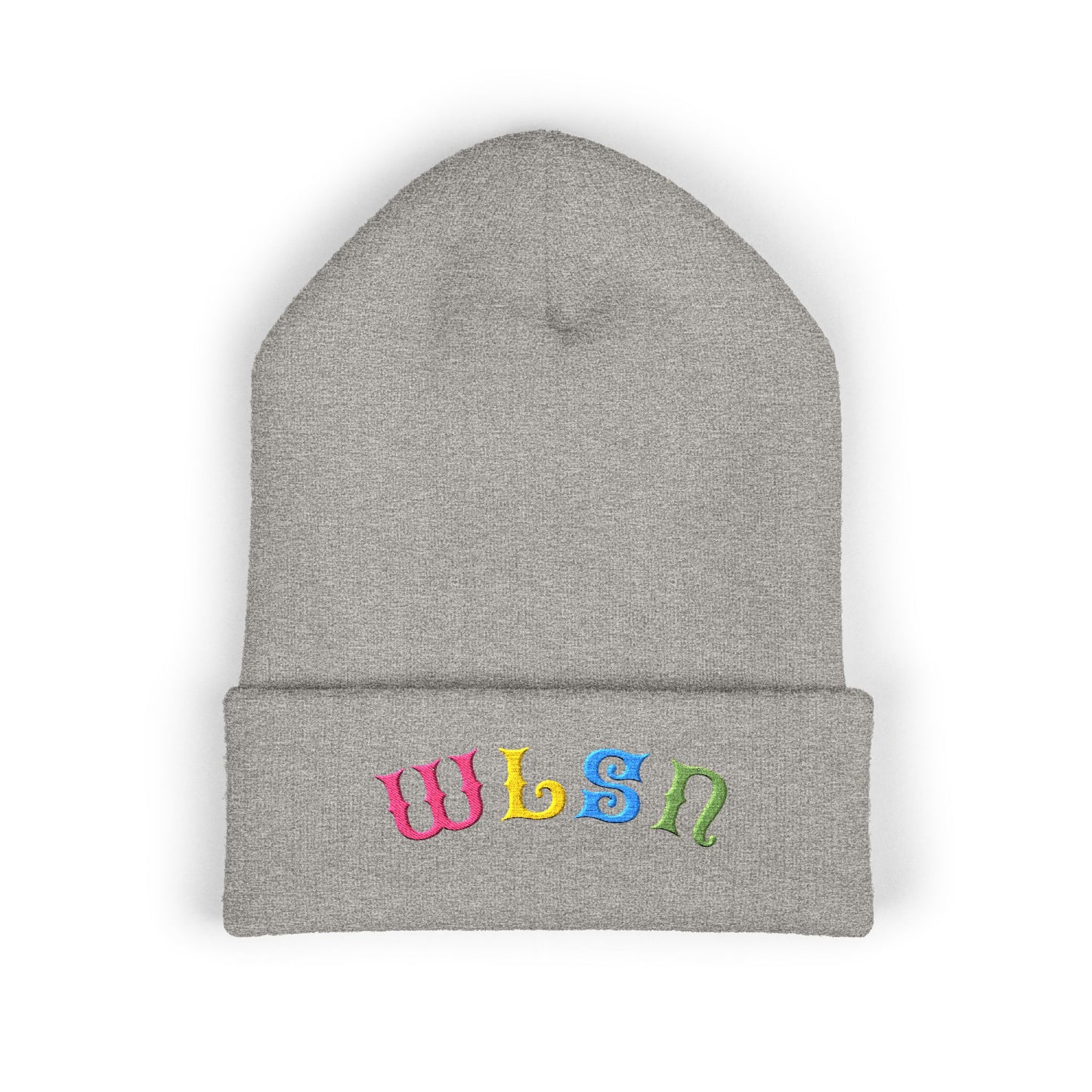 EMBROIDERY - Multicolor Wilson Beanie - Winter Hat, Custom Beanie,