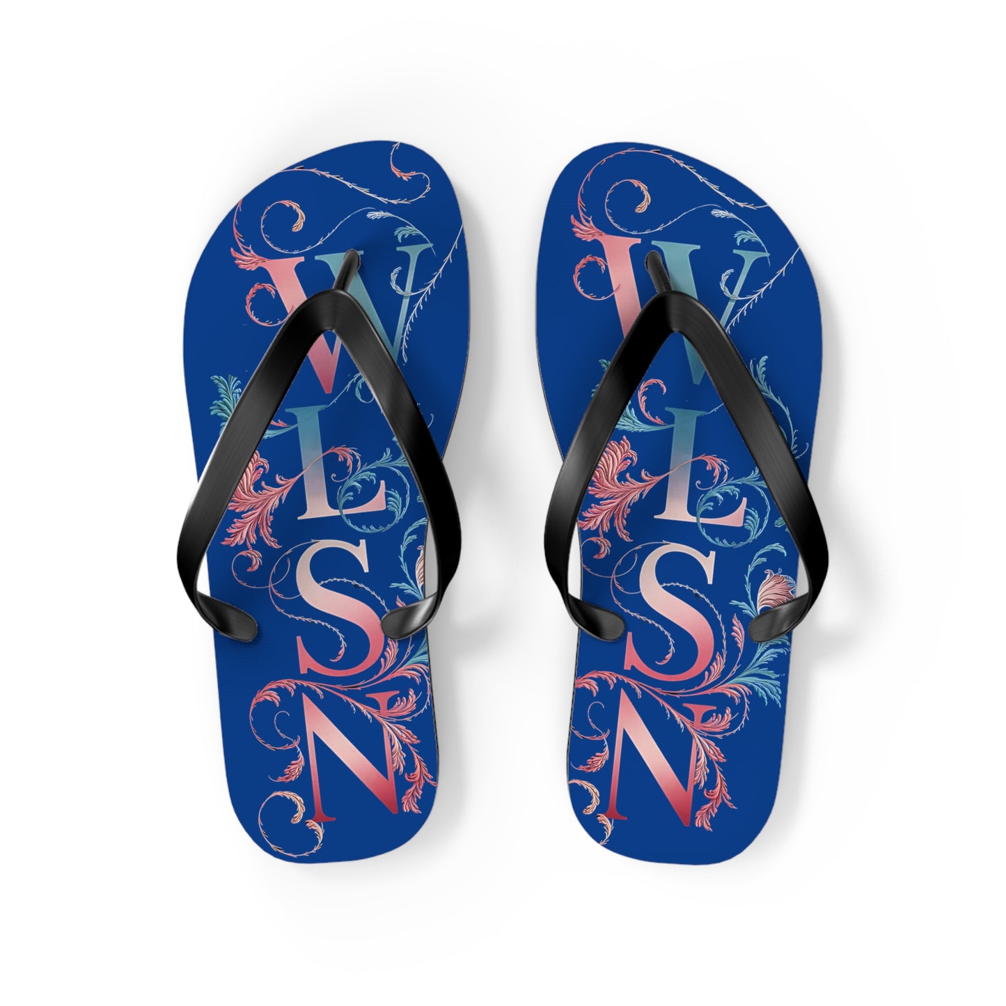 Wilson Flip Flops | Blue Sandals, Beachwear