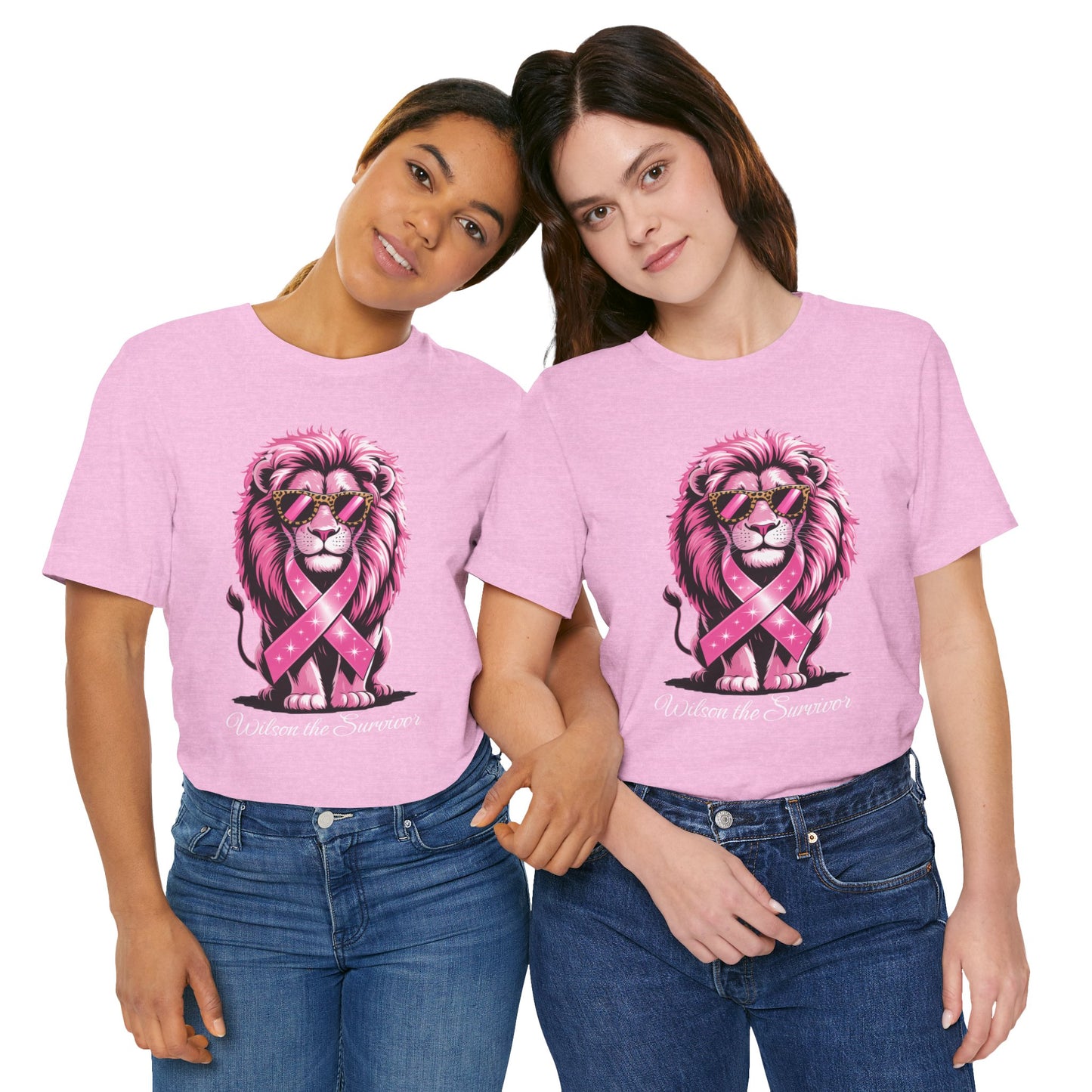 Cancer Survivor Lion -  Unisex Tee Shirt