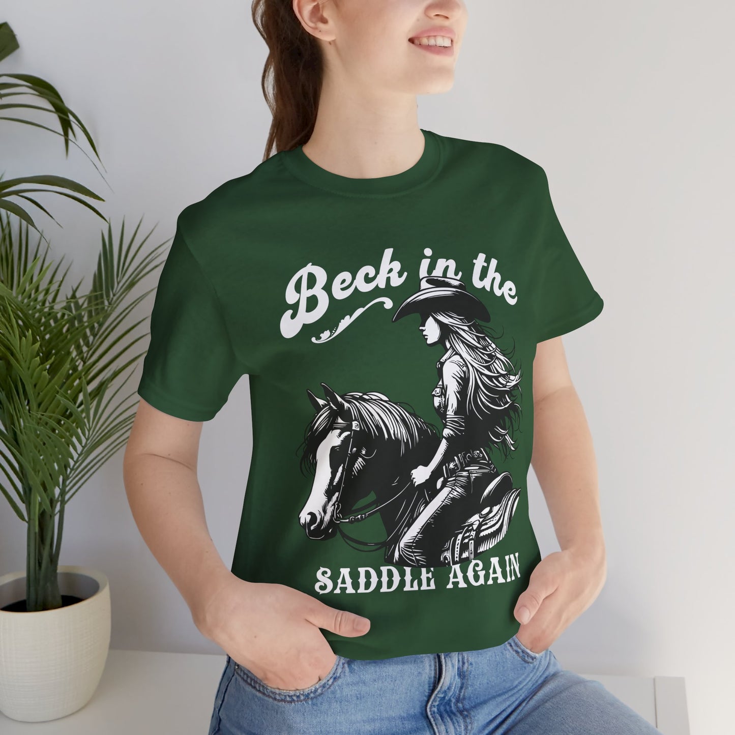 Beck in the saddle again - Unisex Tee Shirt