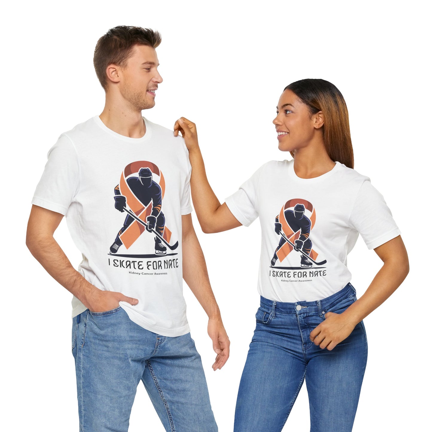 I Skate for Cancer Support - Unisex Tee Shirt